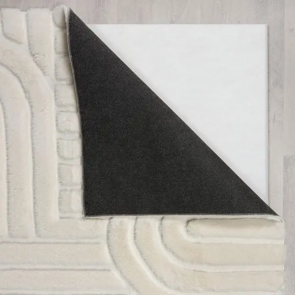 Supersoft Lush Geometric Faux Fur Arch Rug - Image 13