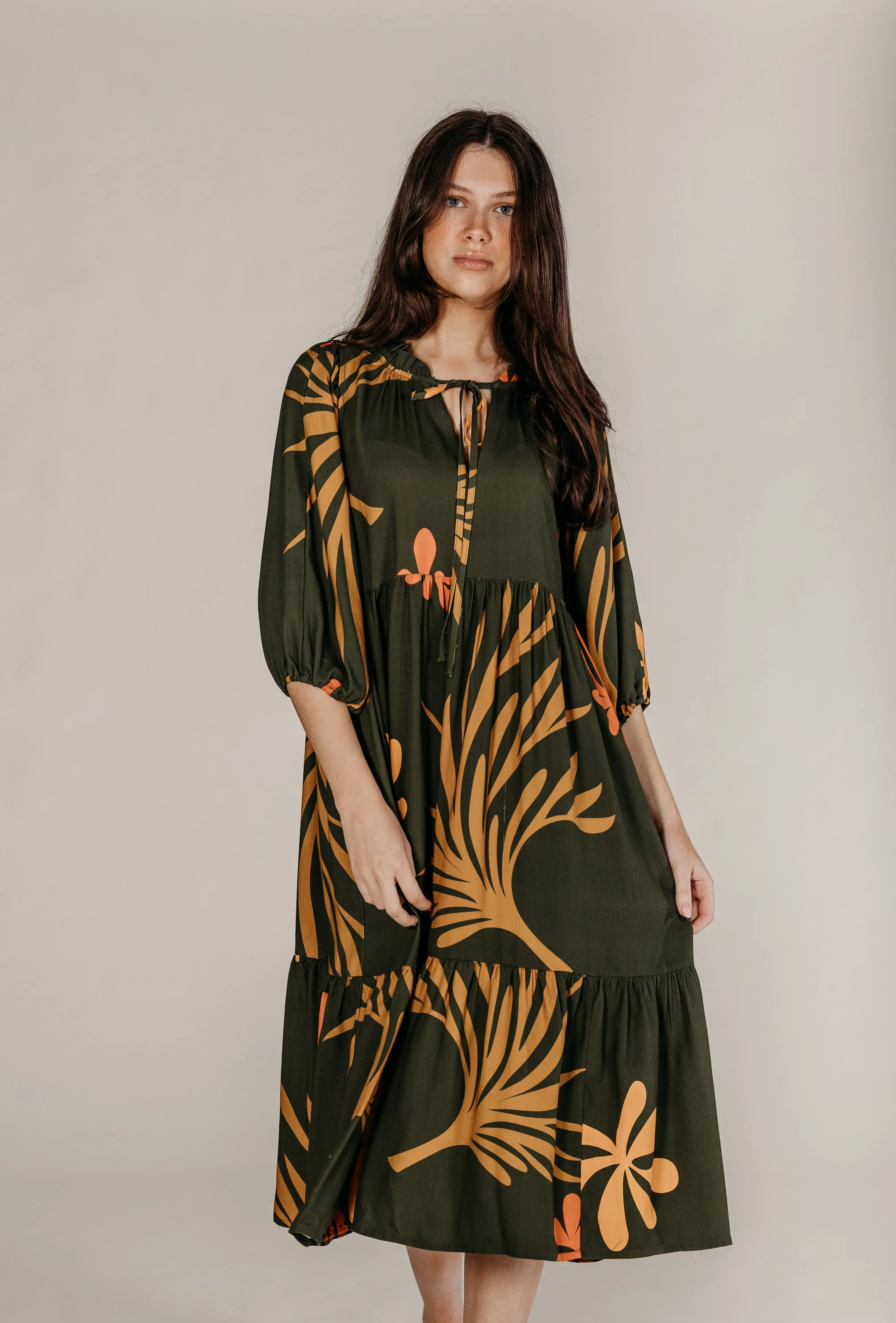 Surya Jungle Print Dress