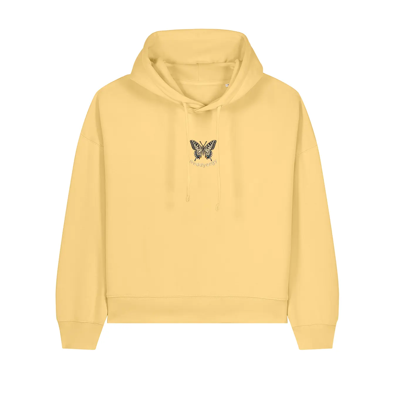 Swallowtail Butterfly Cropped Hoodie - Butterfly - Unisex Relaxed Fit - Image 6