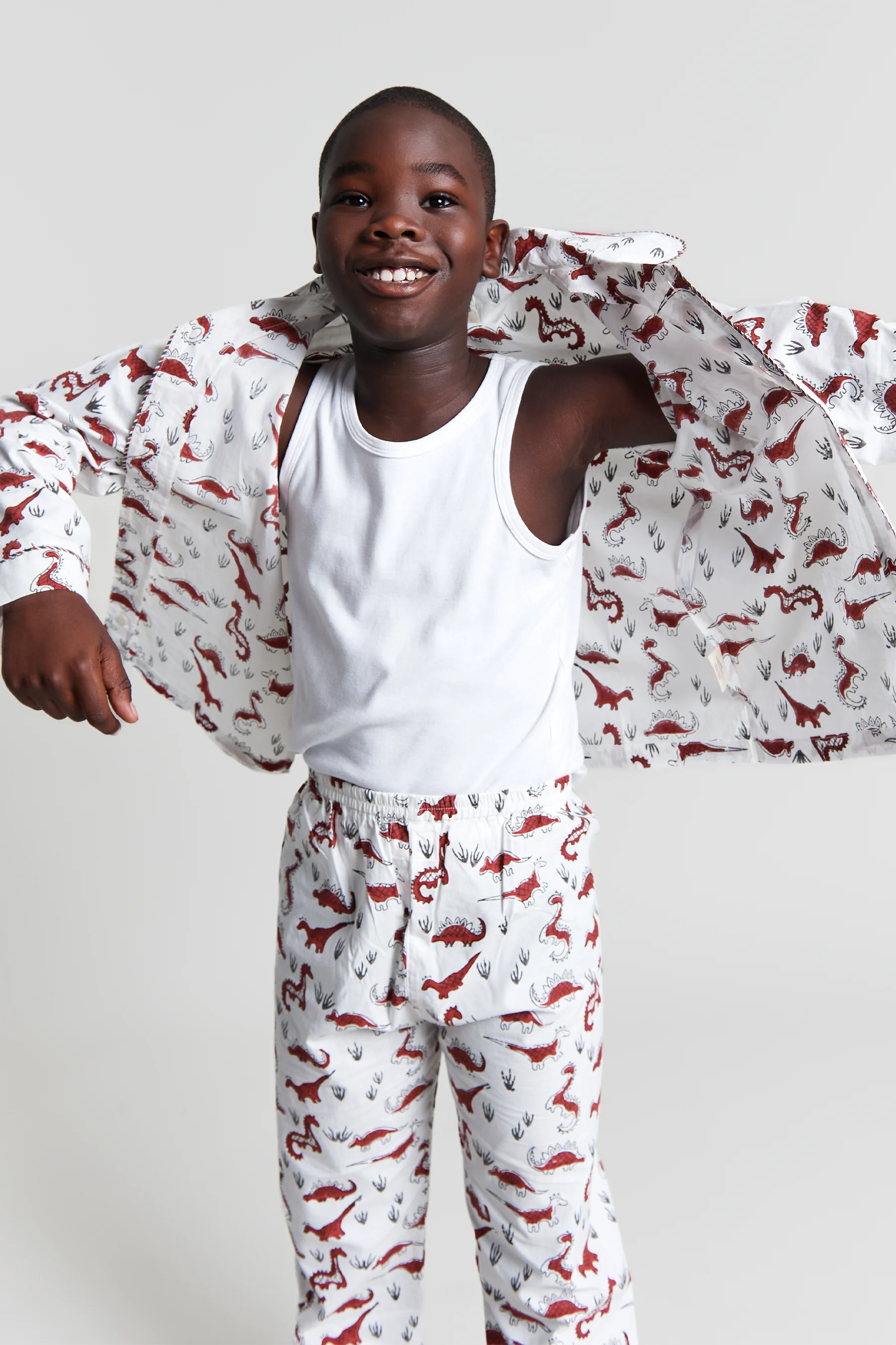 tag-a-saurus tales Kids Organic Cotton Pyjama Trouser Set - Image 3