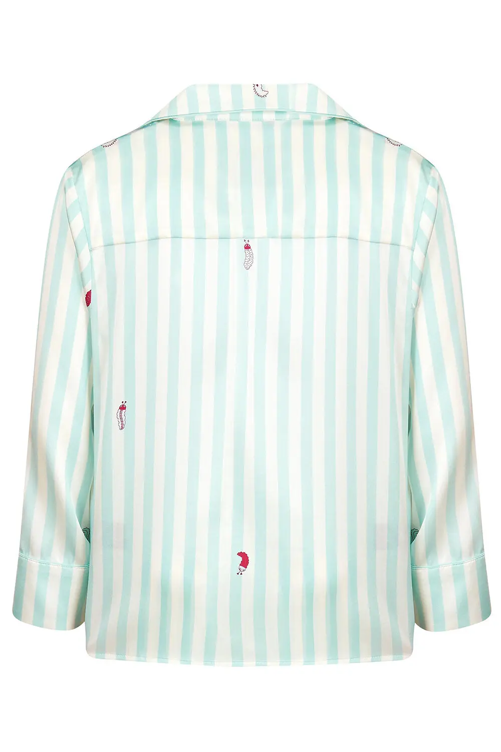 Teddy Glacier Stripe Boys Silk Pyjama Set - Image 7