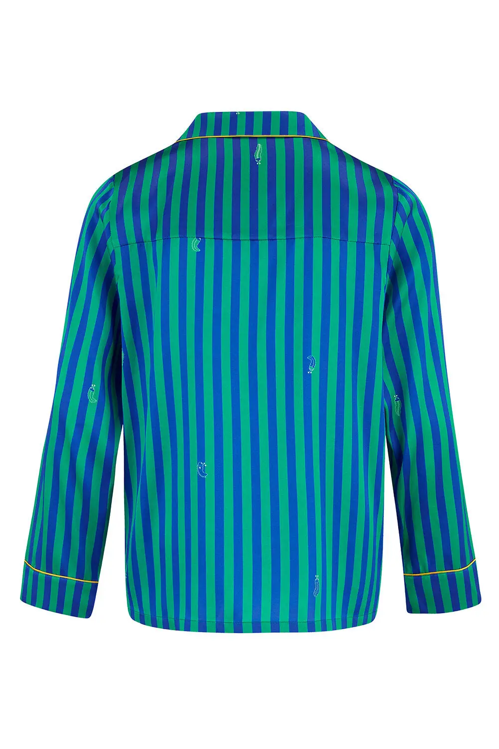 Teddy Rainforest Stripe Boys Silk Pyjama Set - Image 8