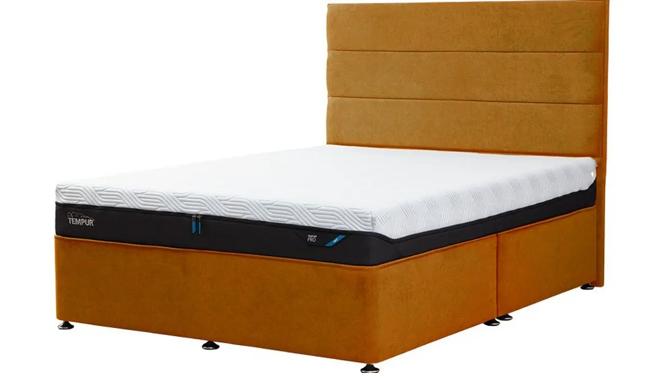 Tempur Buckingham Divan No Drawers Venice Mustard – Classic Bed Base
