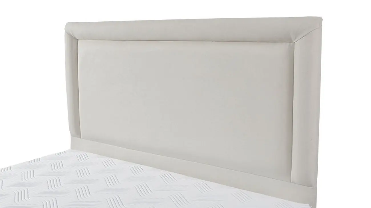 Tempur Marlow Headboard Venice Silver – Elegant Upholstered Bed