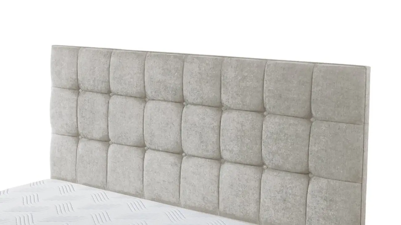 Tempur Winslow Headboard Venice Silver – Elegant Upholstered Bed
