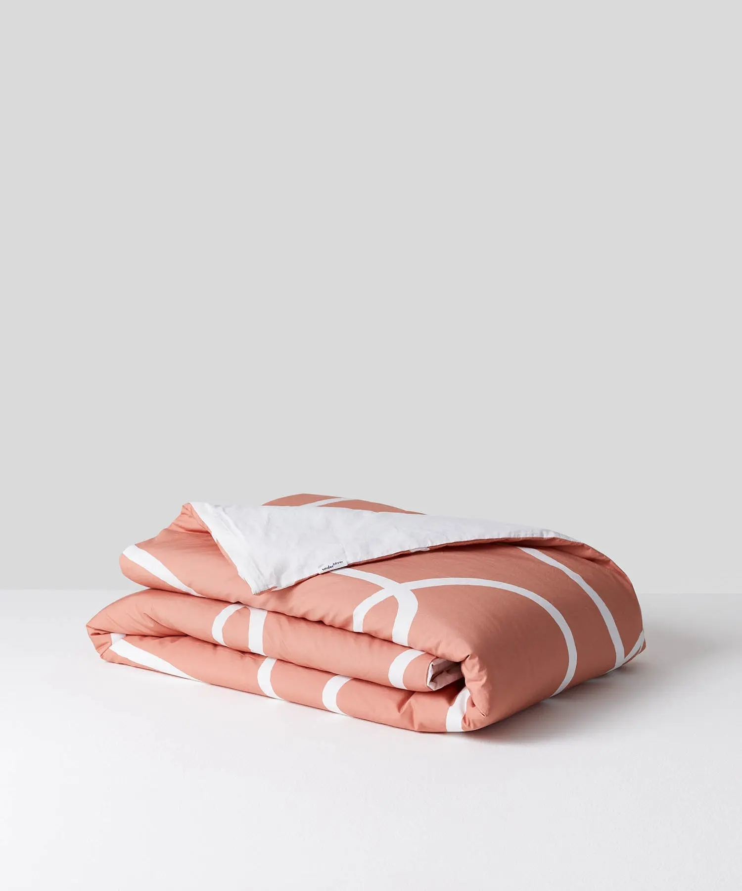 Terracotta Print Organic Cotton Duvet Cover - Image 2