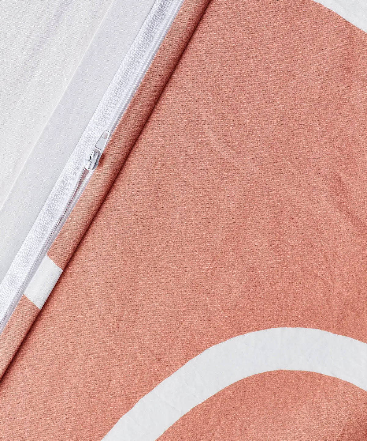 Terracotta Print Organic Cotton Duvet Cover - Image 4