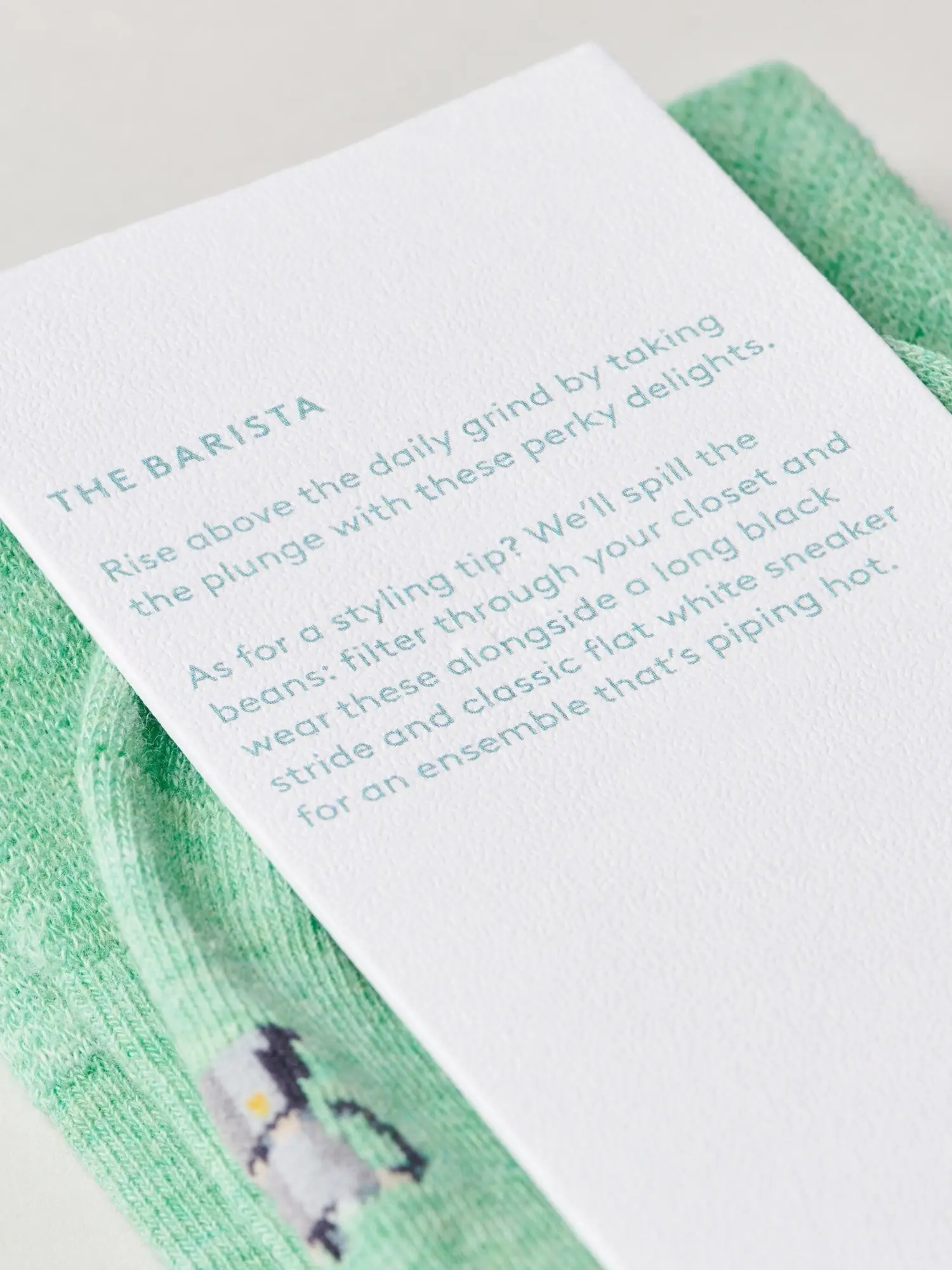 The Barista Green Socks - Image 4