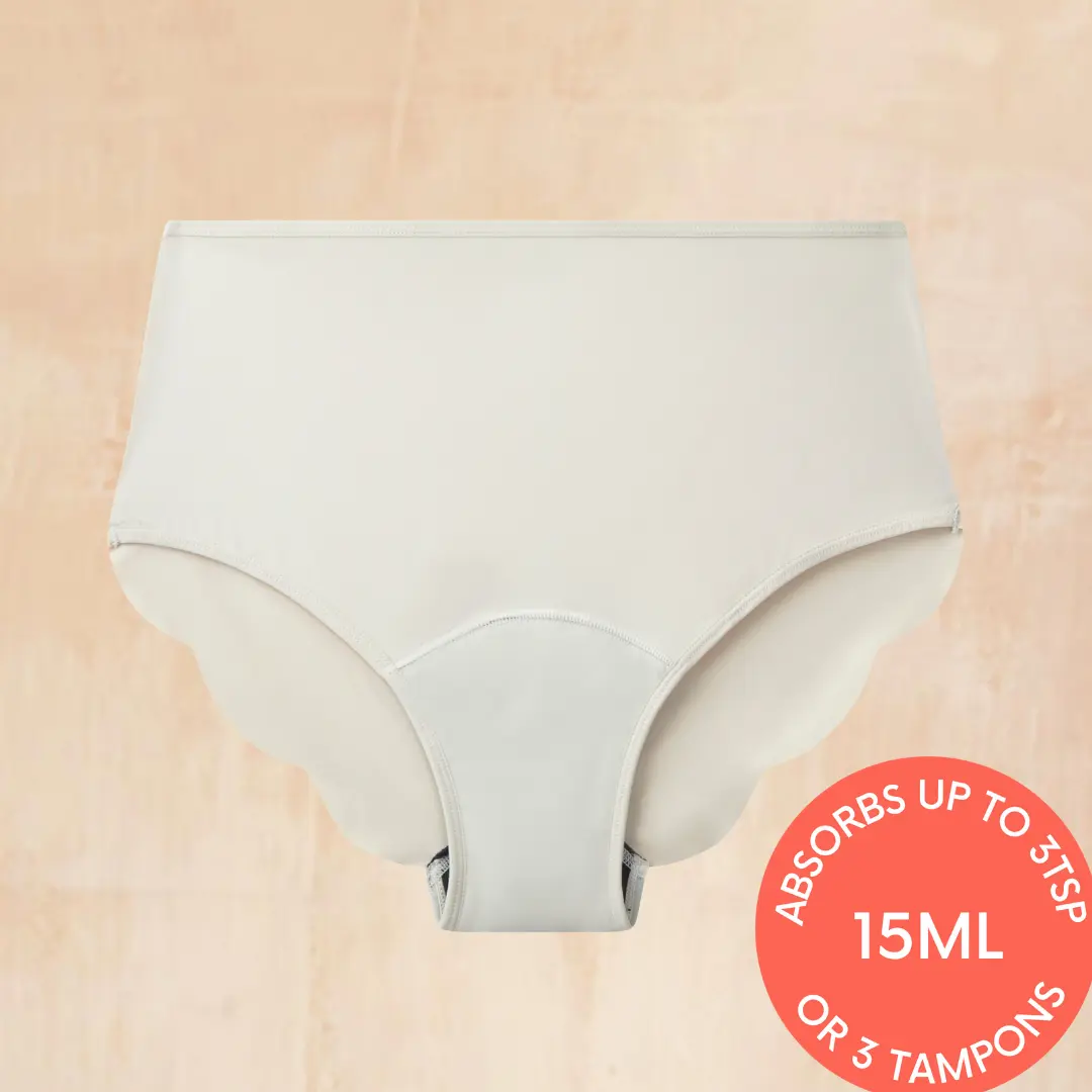 The Coni Cream High Waisted Period Kickers - Image 3