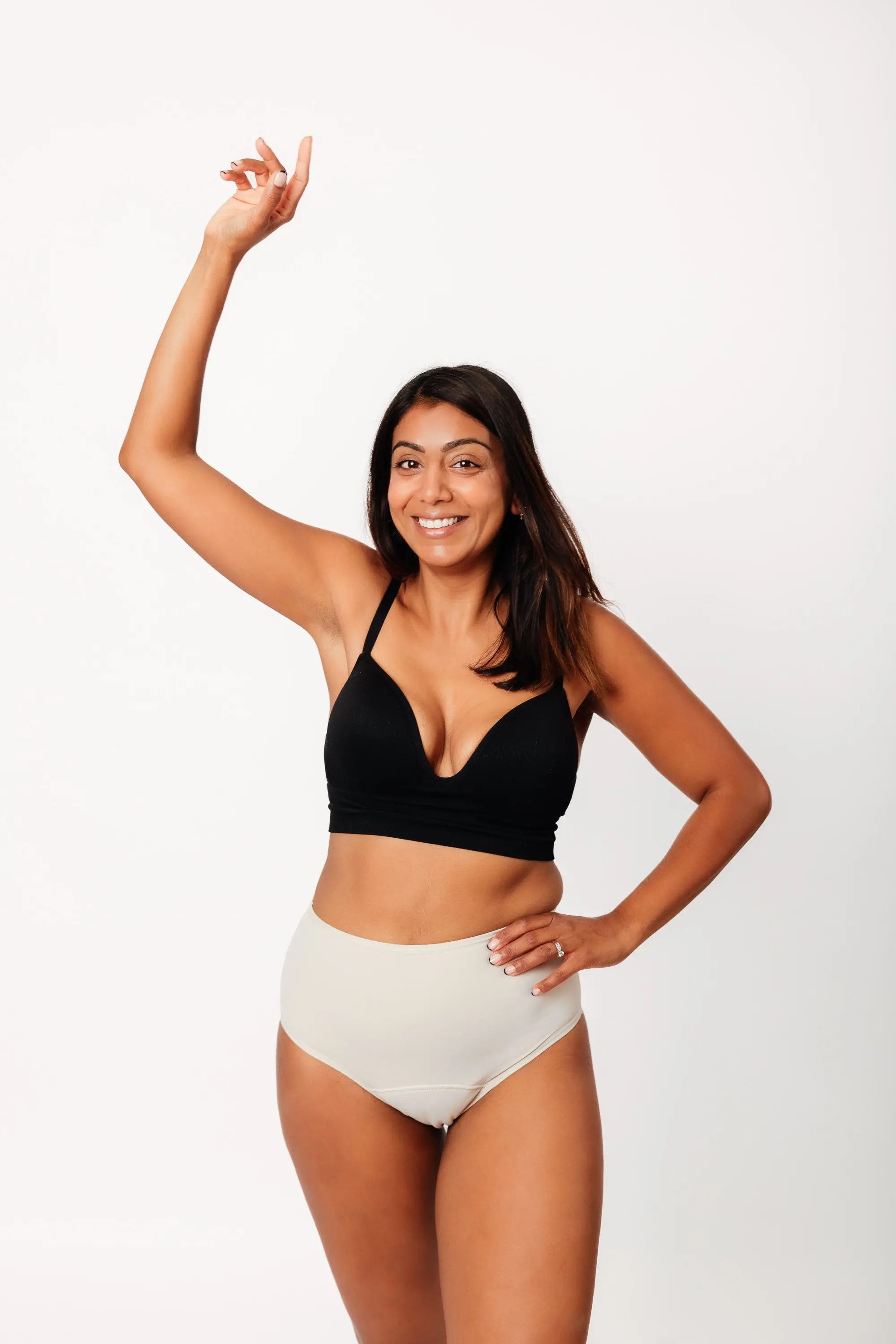 The Coni Cream High Waisted Period Kickers - Image 6