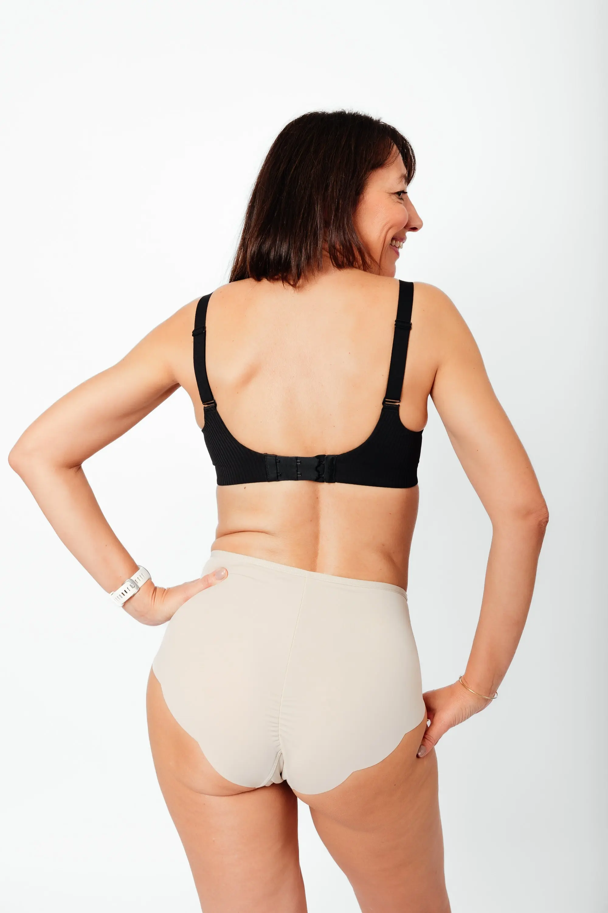 The Coni Cream High Waisted Period Kickers - Image 7