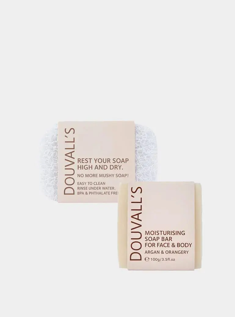 The Eco Soap Lover Set | Soap & Soap saver for hydrated skin and no more mushy soap