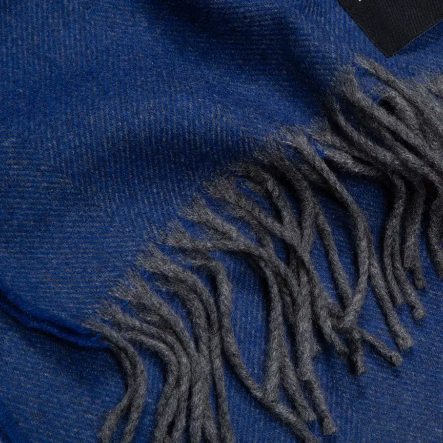 Blue & Grey The Eternal Edition - 100% Cashmere Scarf - Image 2