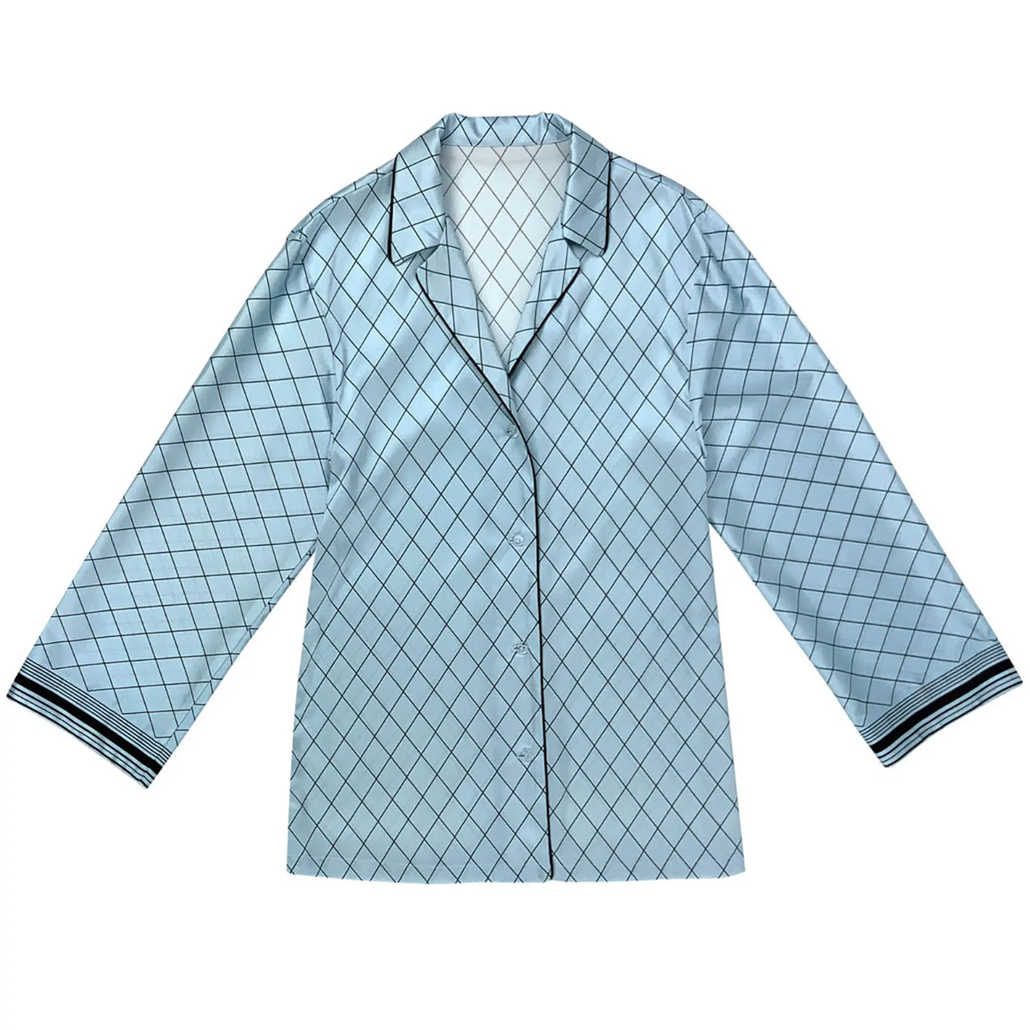 The Lady Women's Silk Pyjama Shirt