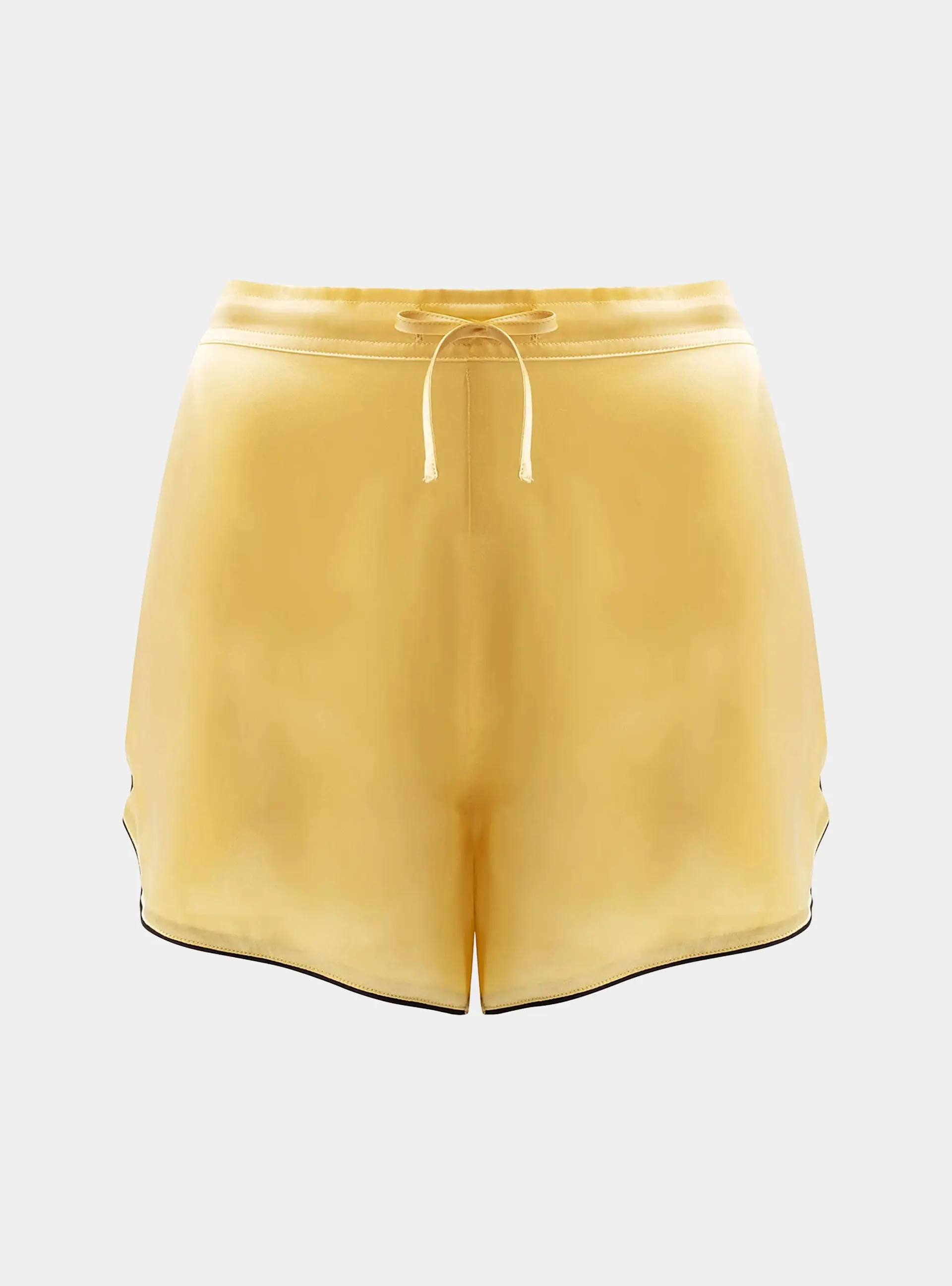 The Lady Silk Shorts Panna Cotta
