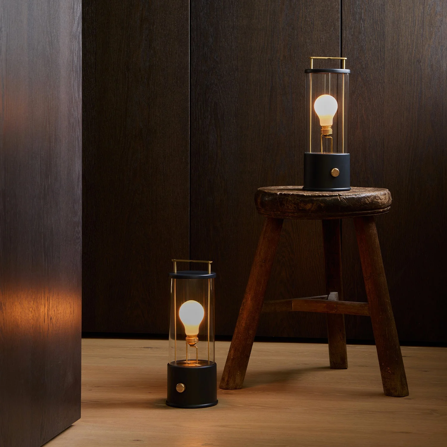 The Muse Portable Lamp in Hackles Black - Set of 2 - Image 2