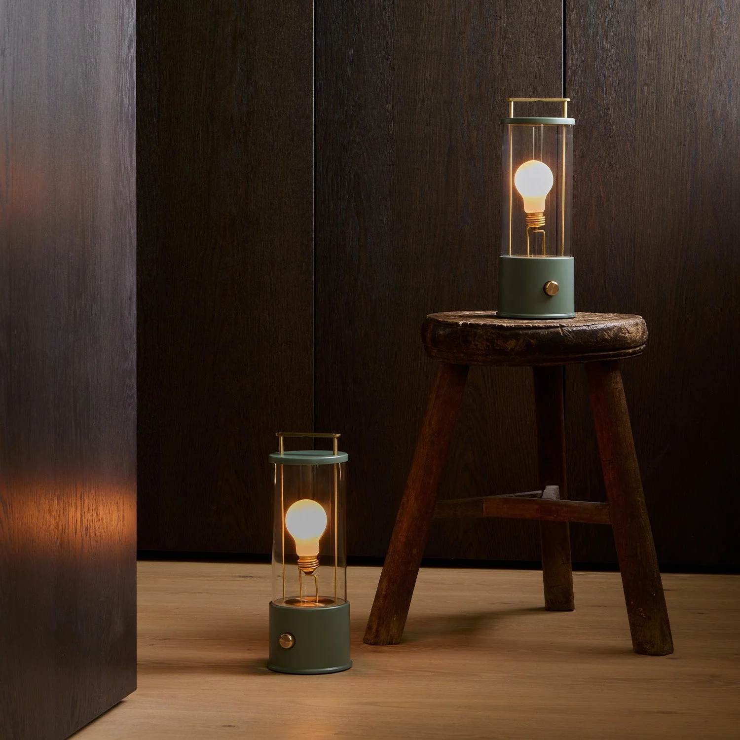 The Muse Portable Lamp in Pleasure Garden Green - Set of 2 - Image 2