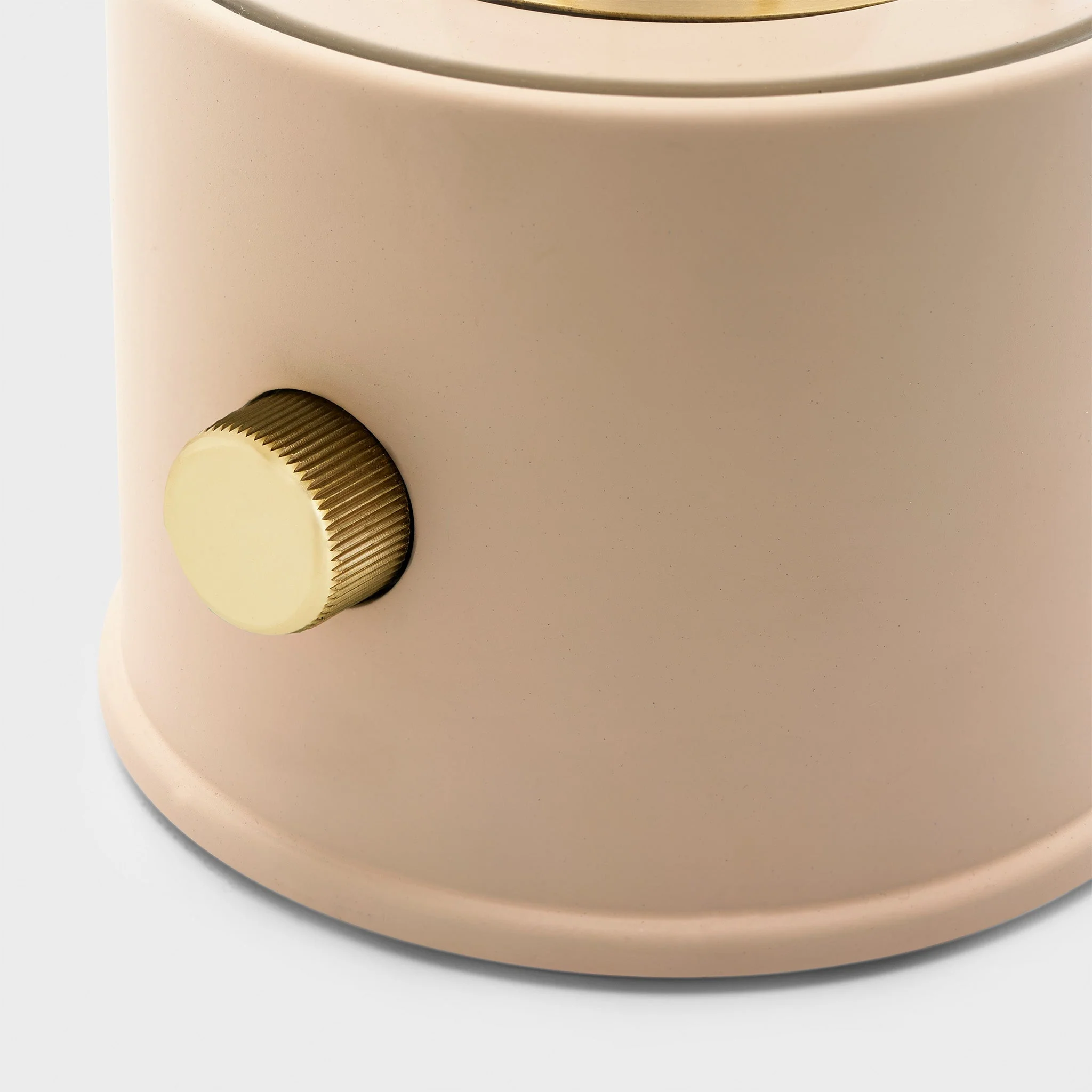 The Muse Portable Lamp in Setting Plaster Pink - Image 4