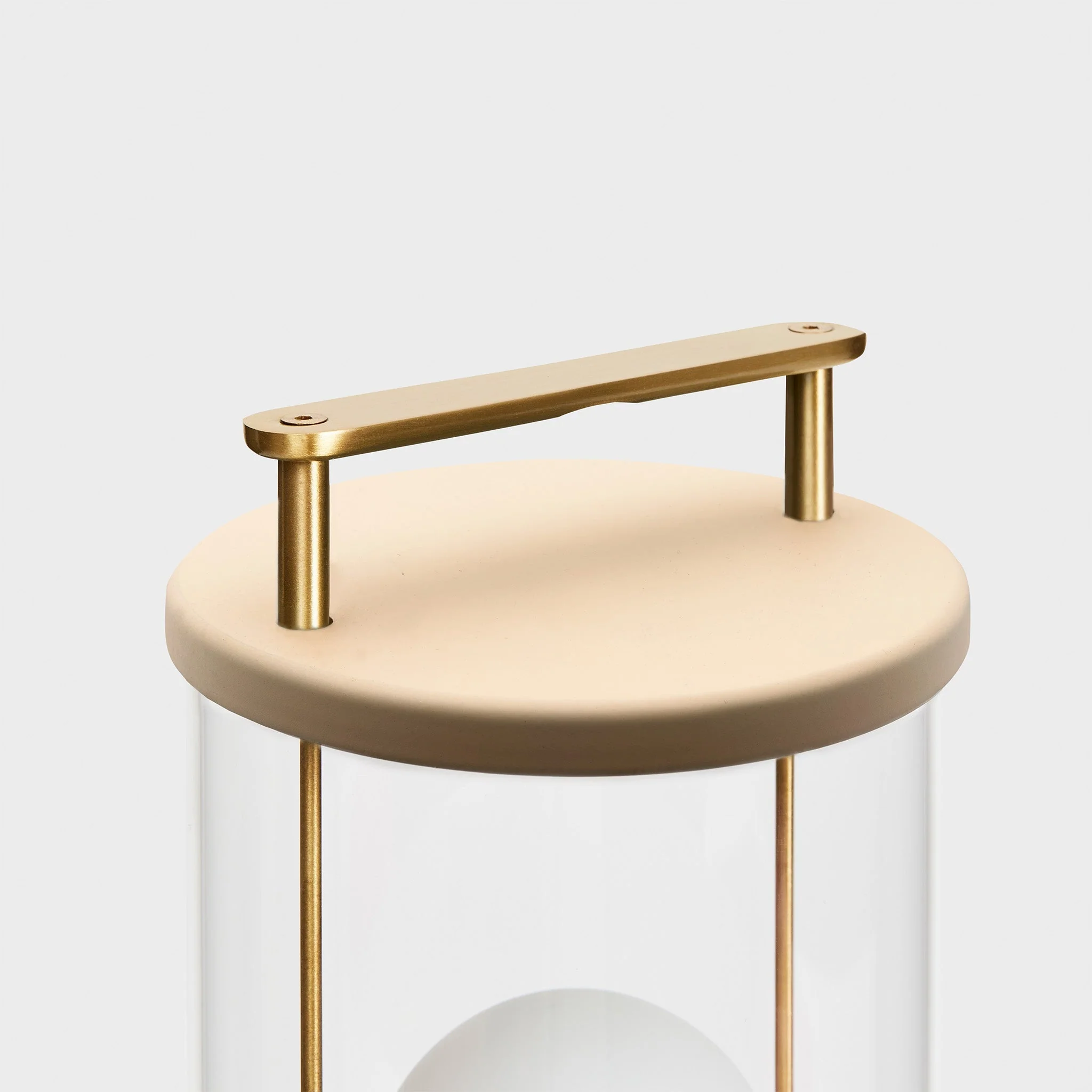The Muse Portable Lamp in Setting Plaster Pink - Image 5