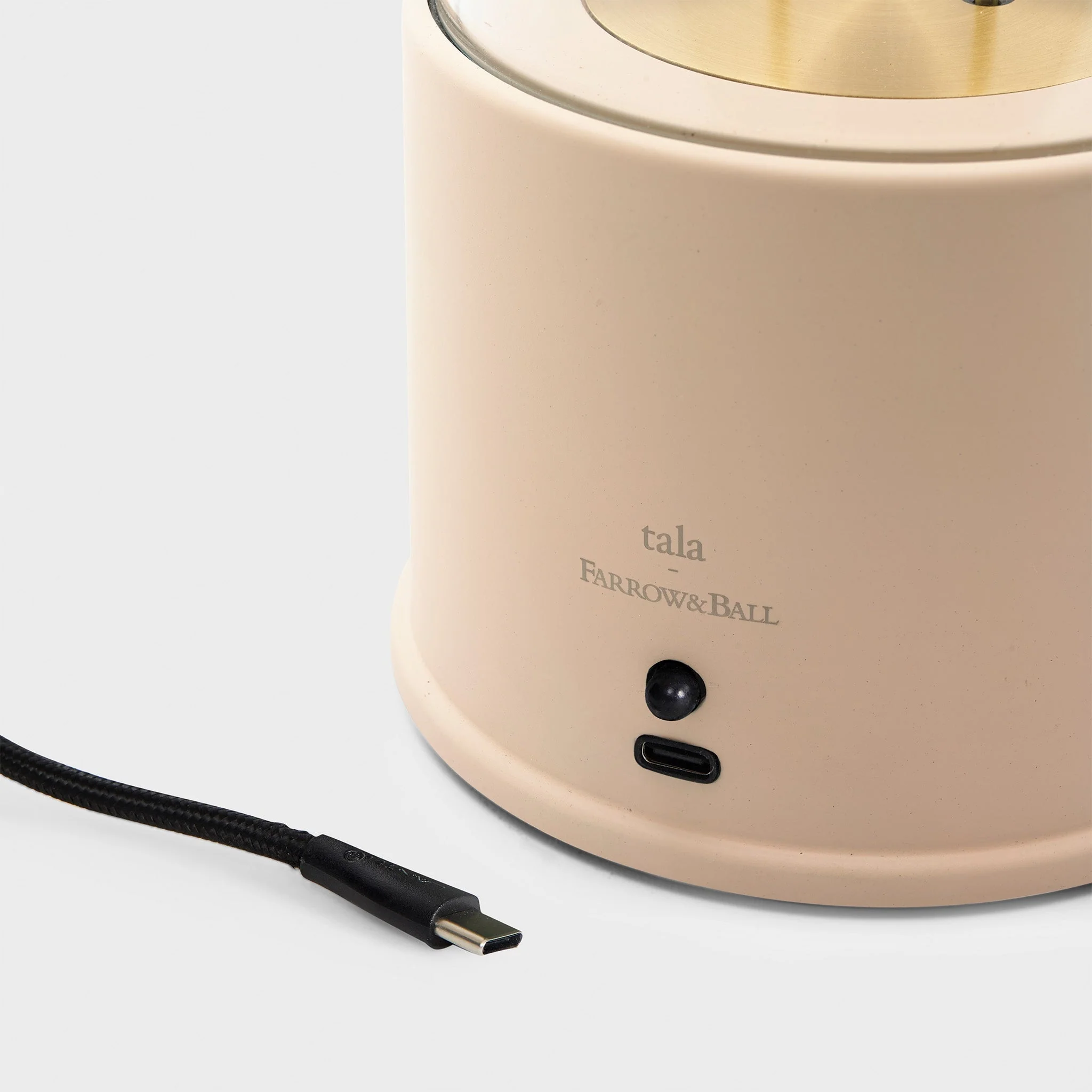 The Muse Portable Lamp in Setting Plaster Pink - Image 7