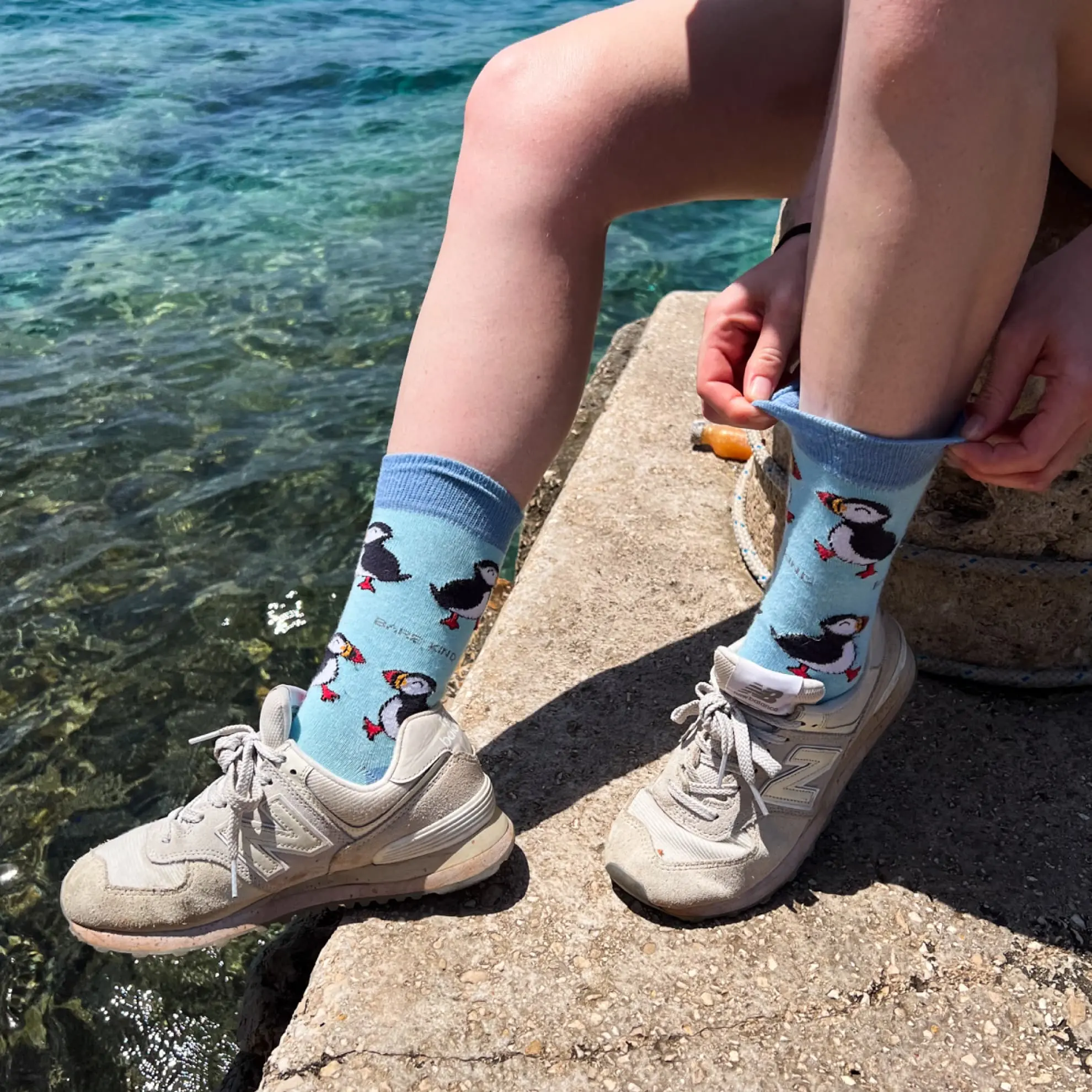 The Puffin 4 Pack Bamboo Sock Set - Image 2