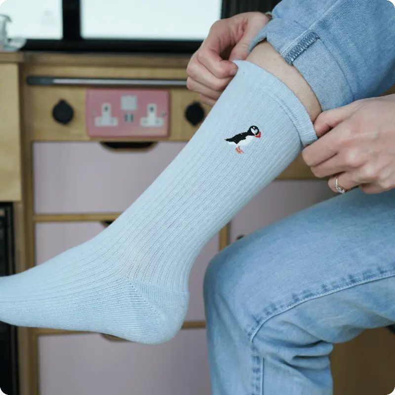 The Puffin 4 Pack Bamboo Sock Set - Image 5