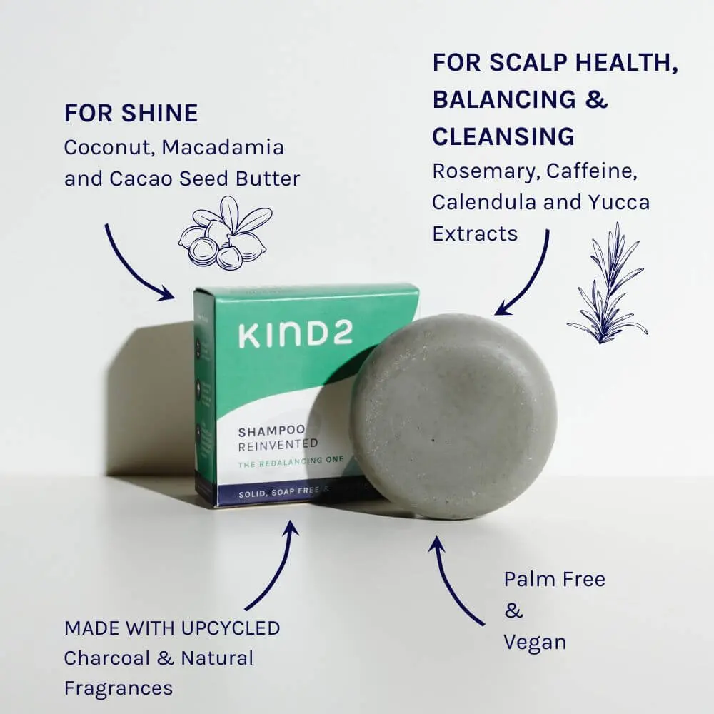 The Rebalancing One - Purify & Balance Solid Shampoo Bar - Image 5