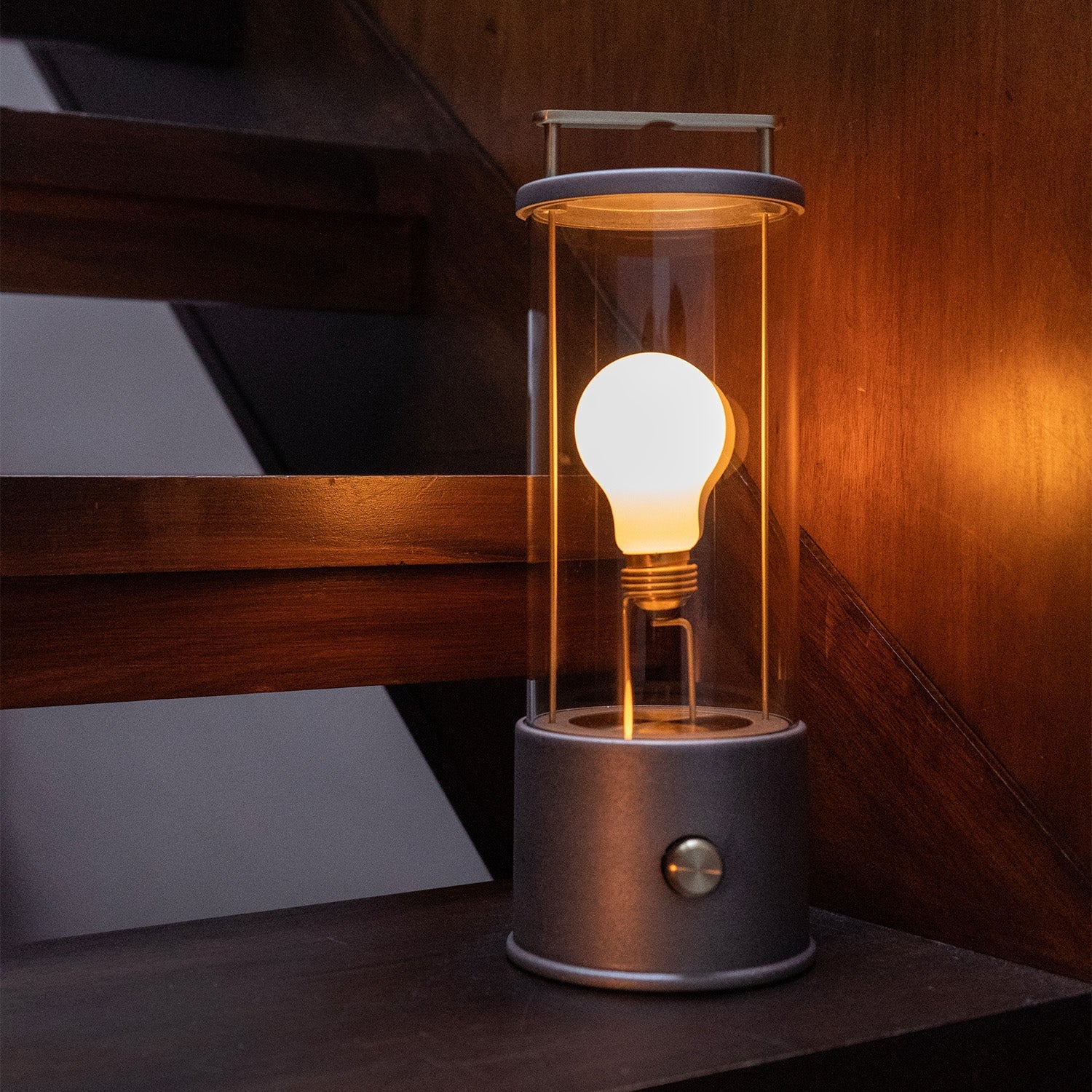 The Rugged Muse Portable Lamp in Raw Aluminium - Image 5