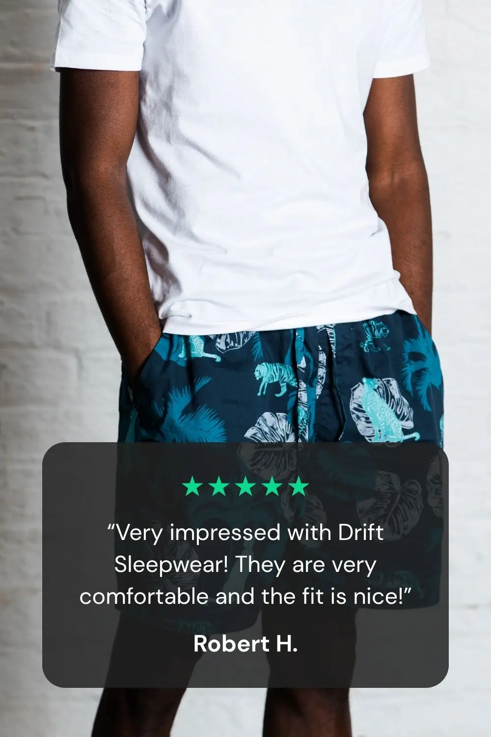 The Tropics Mens Pyjama Shorts - Image 4