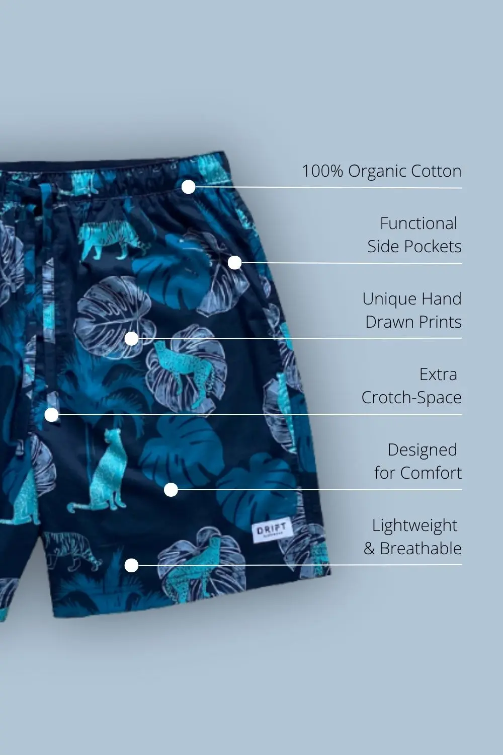 The Tropics Pyjama Shorts Set - Image 5