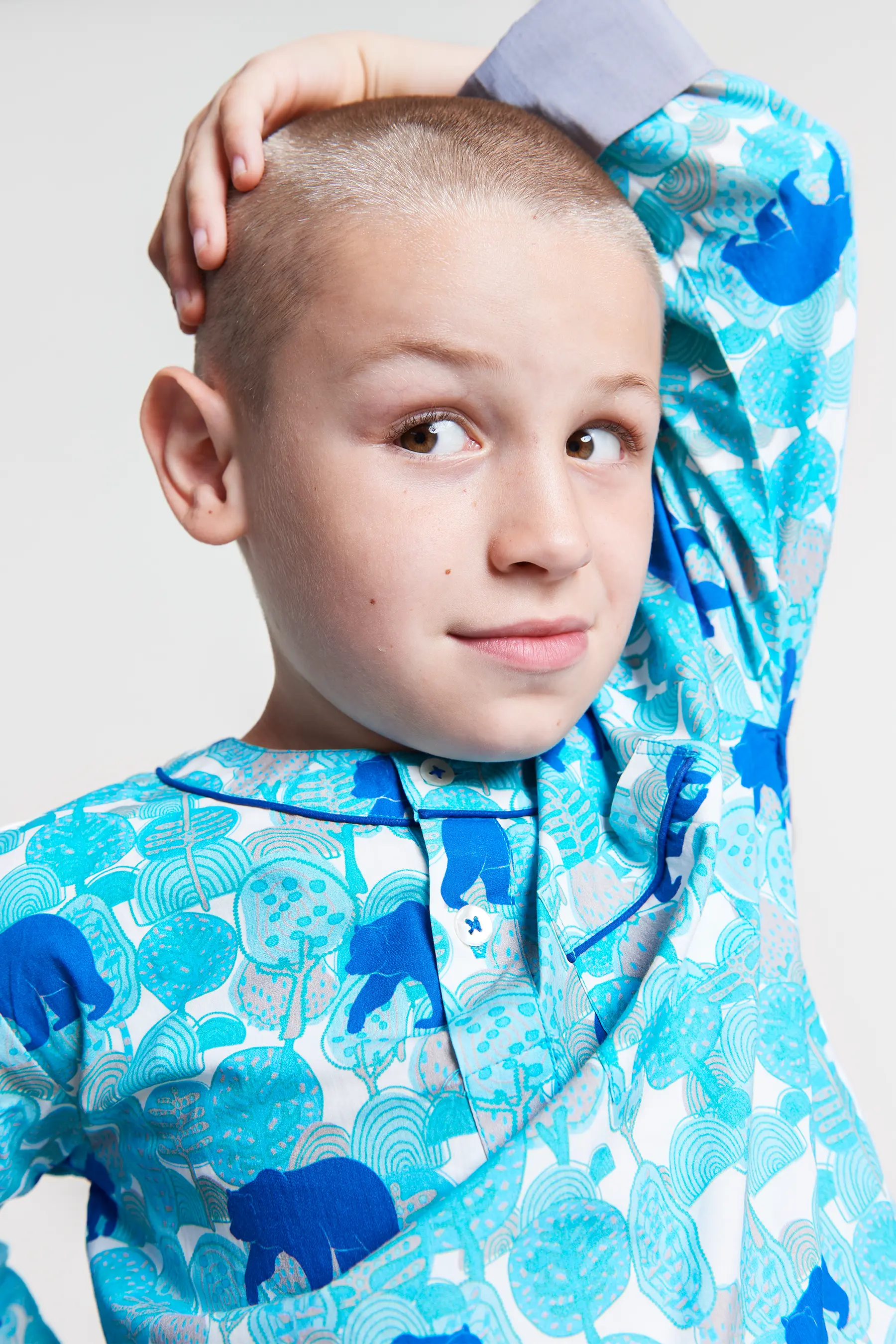 the wandering bear Kids Organic Cotton Pyjama Trouser Set - Image 2