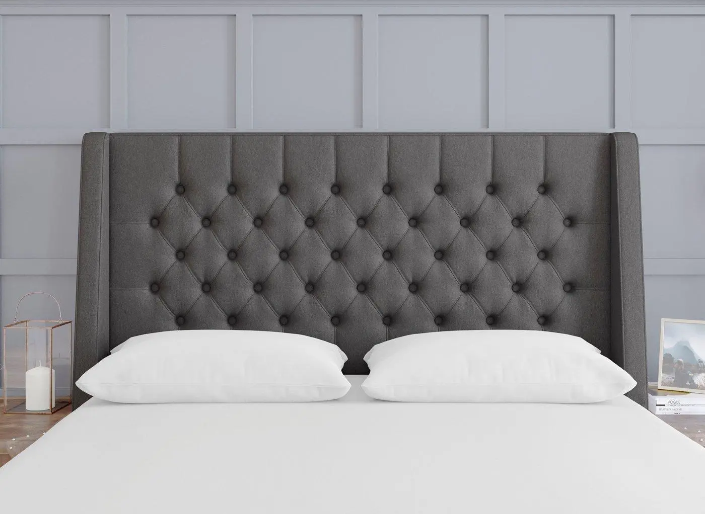 TheraPur Buckler Headboard - Grey