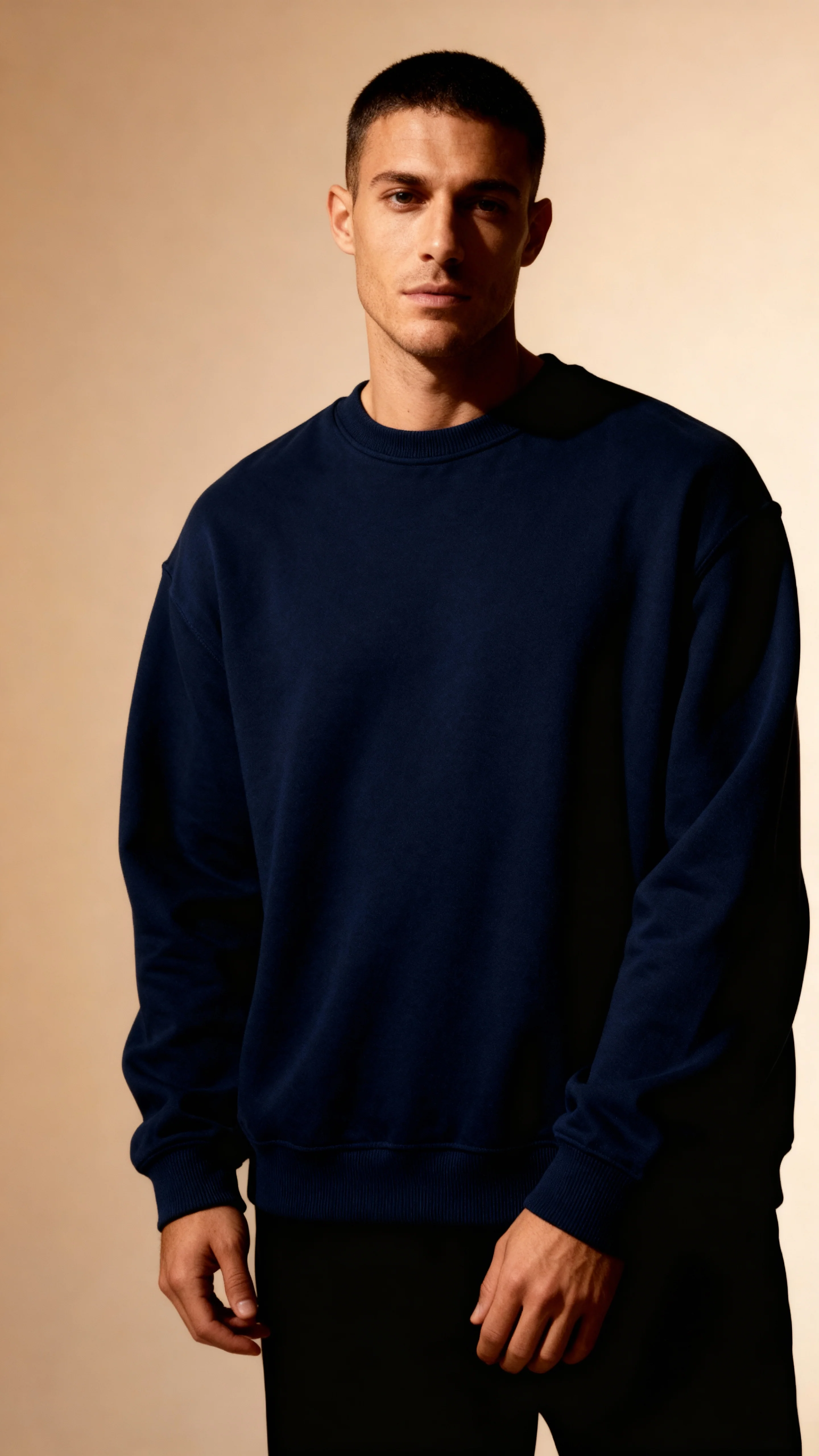 Third Shot Club Oversized Crew - Navy - Image 2