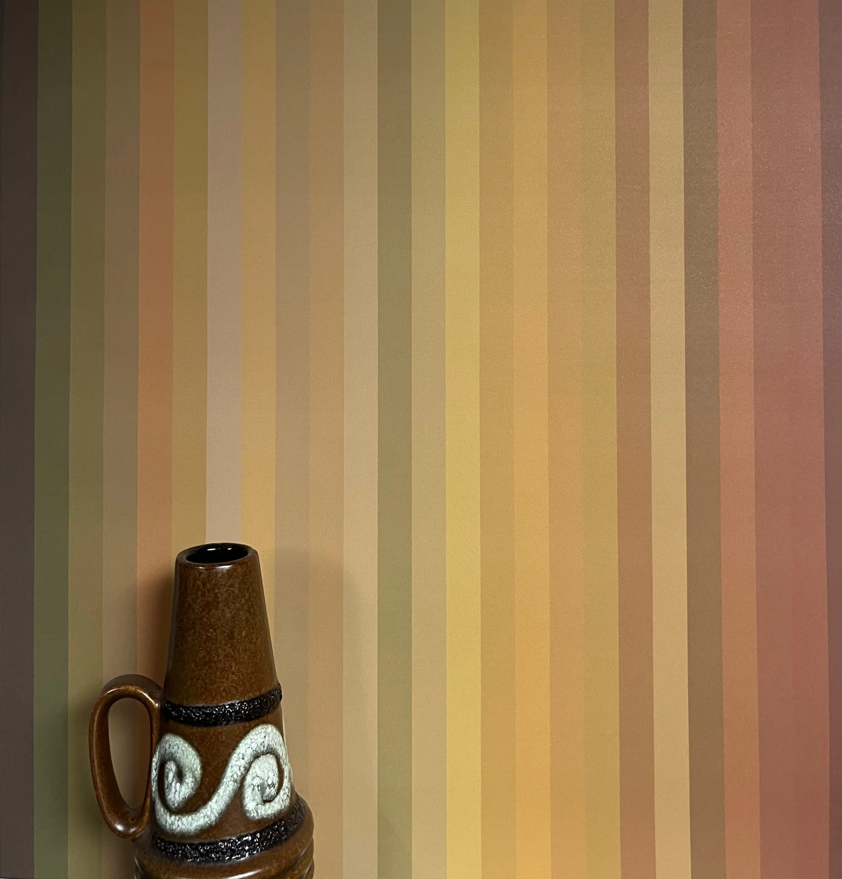 Tonal Stripe Wallpaper - Ochre - Image 7