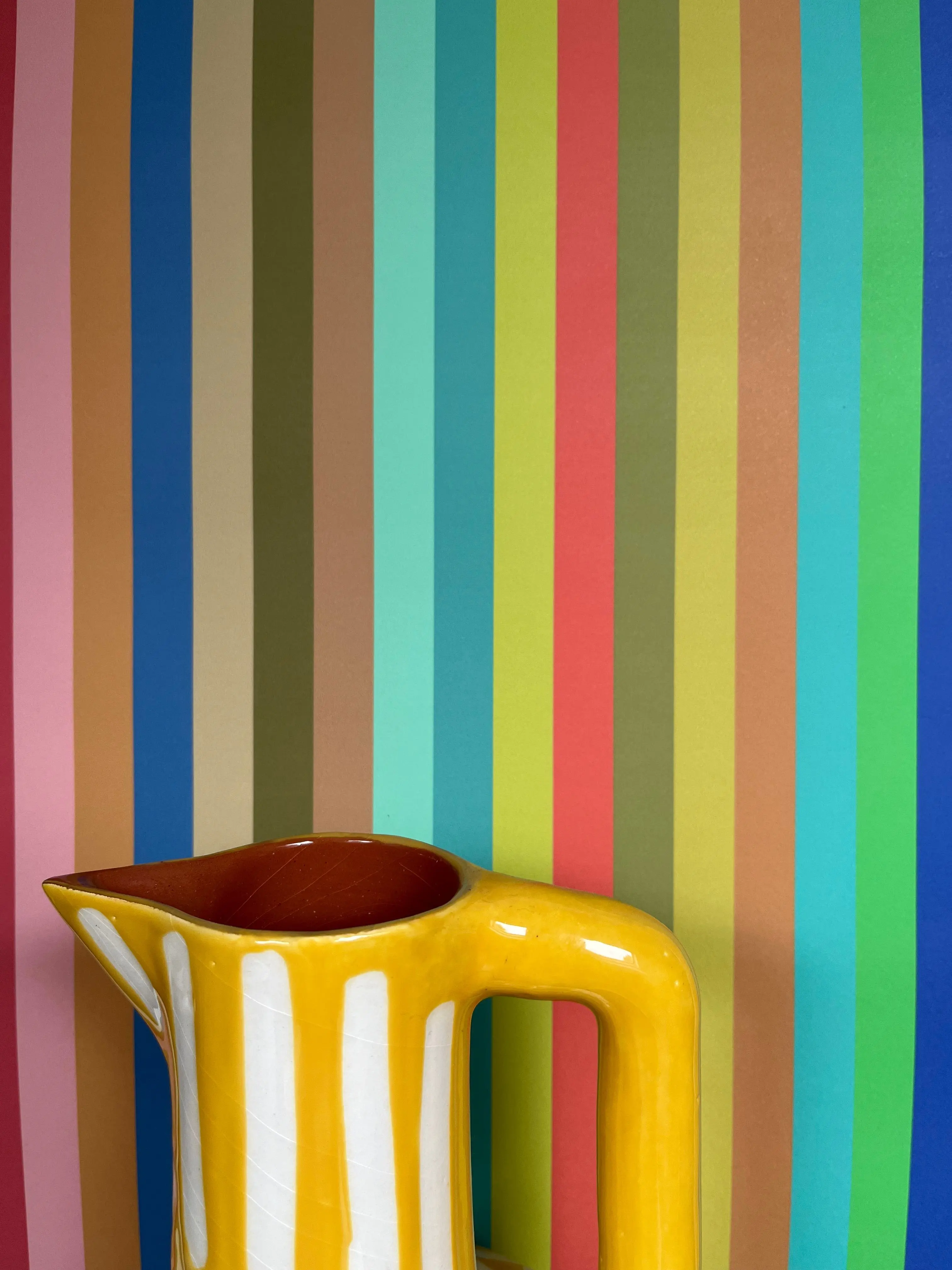 Tonal Stripe Wallpaper - Pool - Image 2