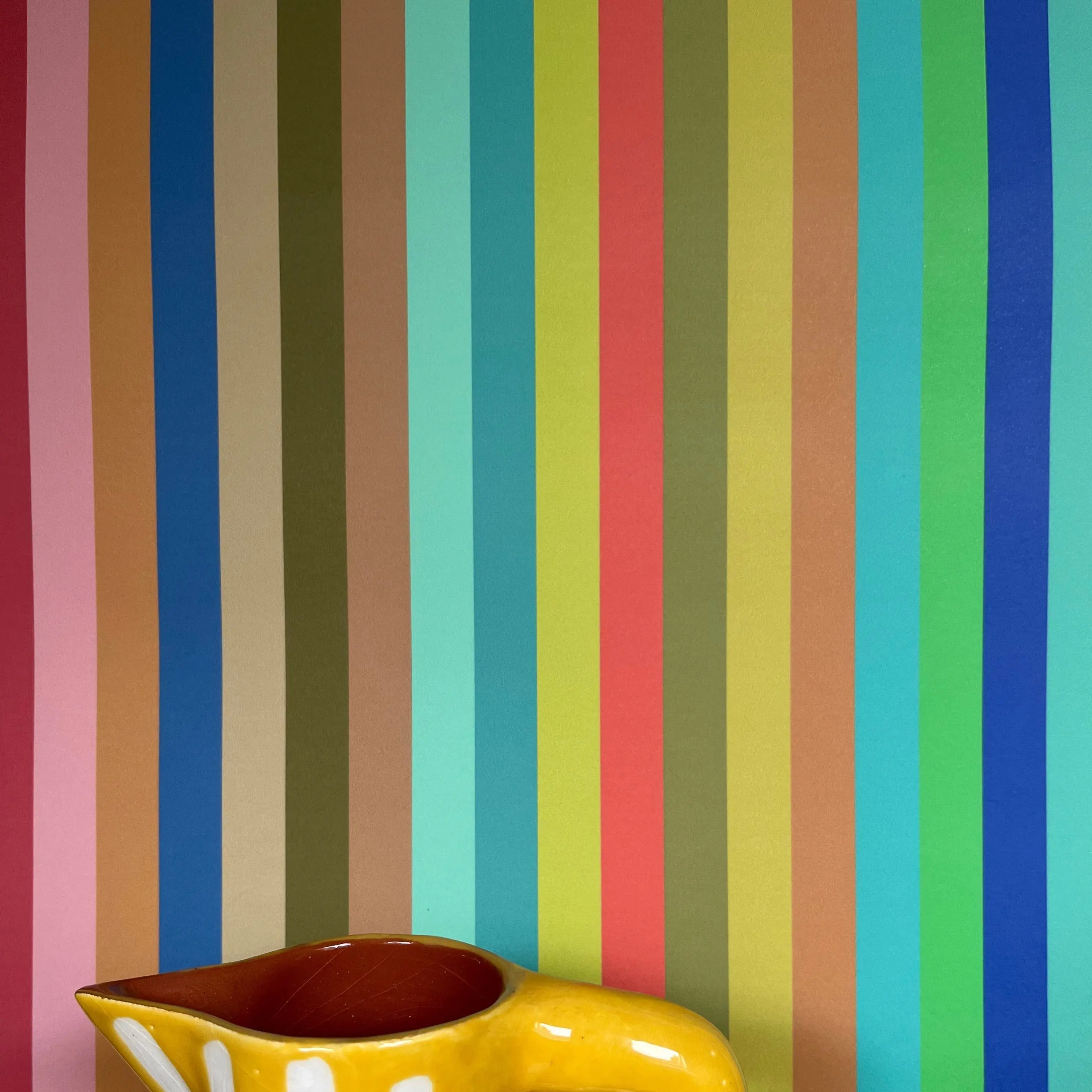 Tonal Stripe Wallpaper - Pool - Image 4