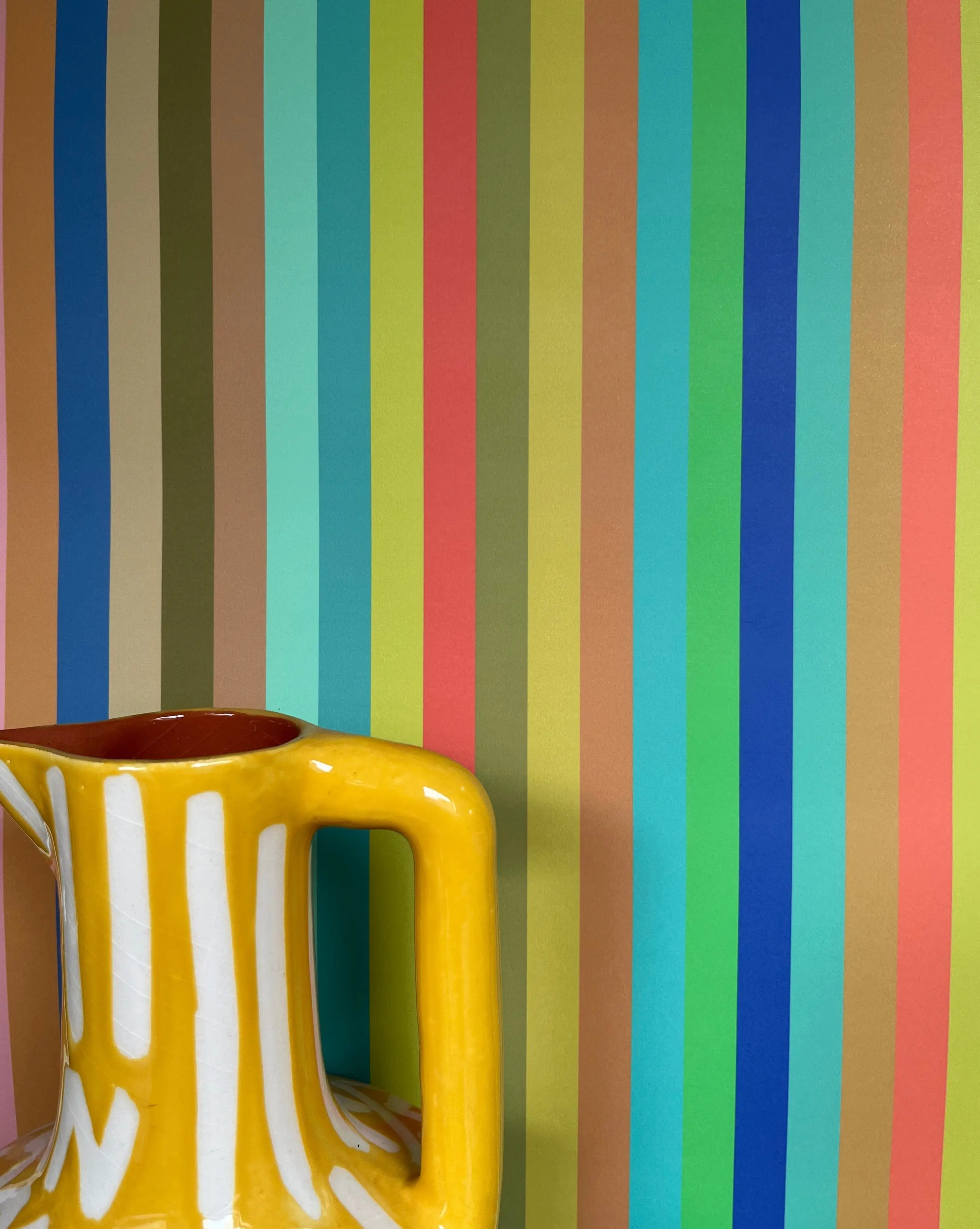 Tonal Stripe Wallpaper - Pool - Image 6