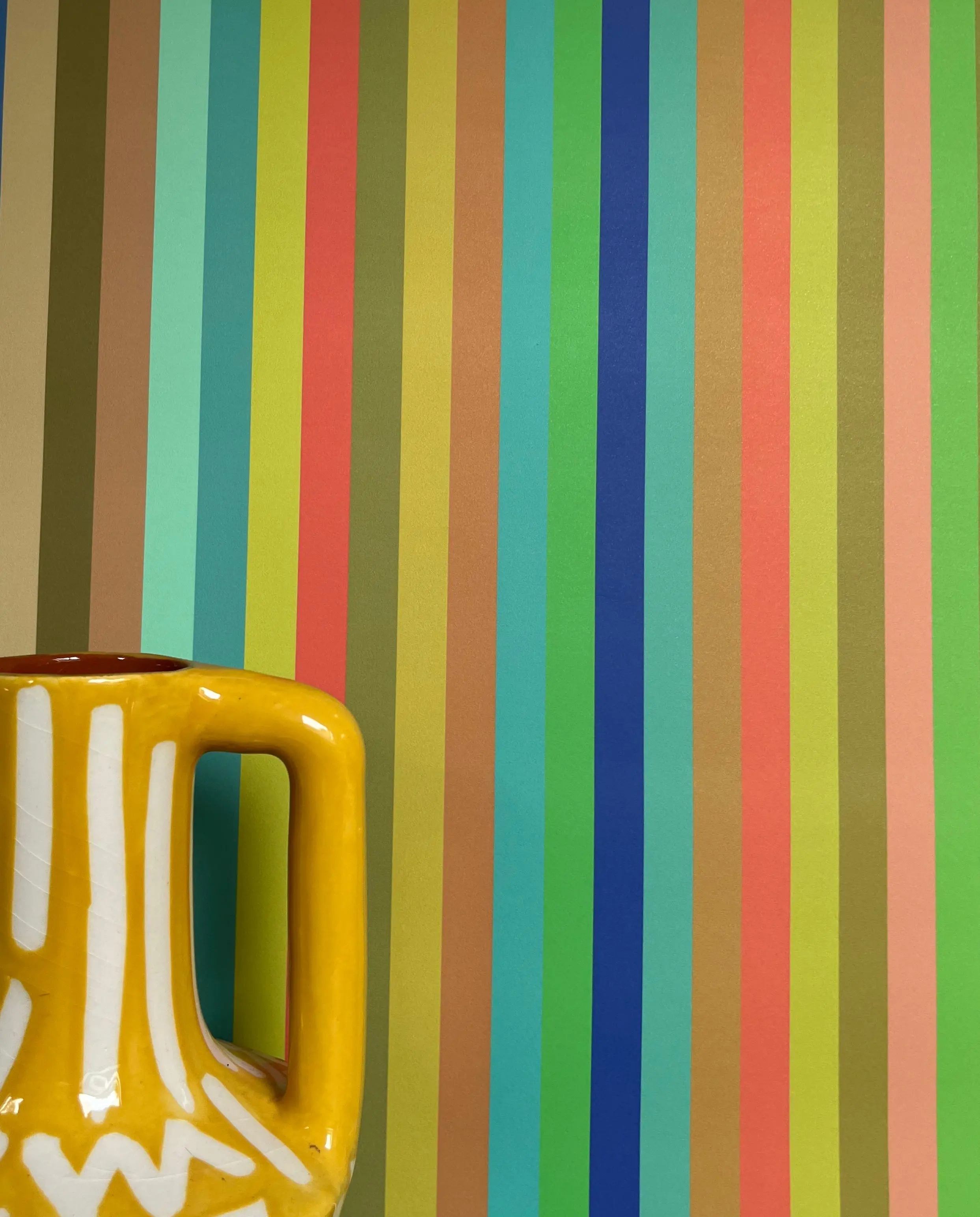 Tonal Stripe Wallpaper - Pool - Image 7