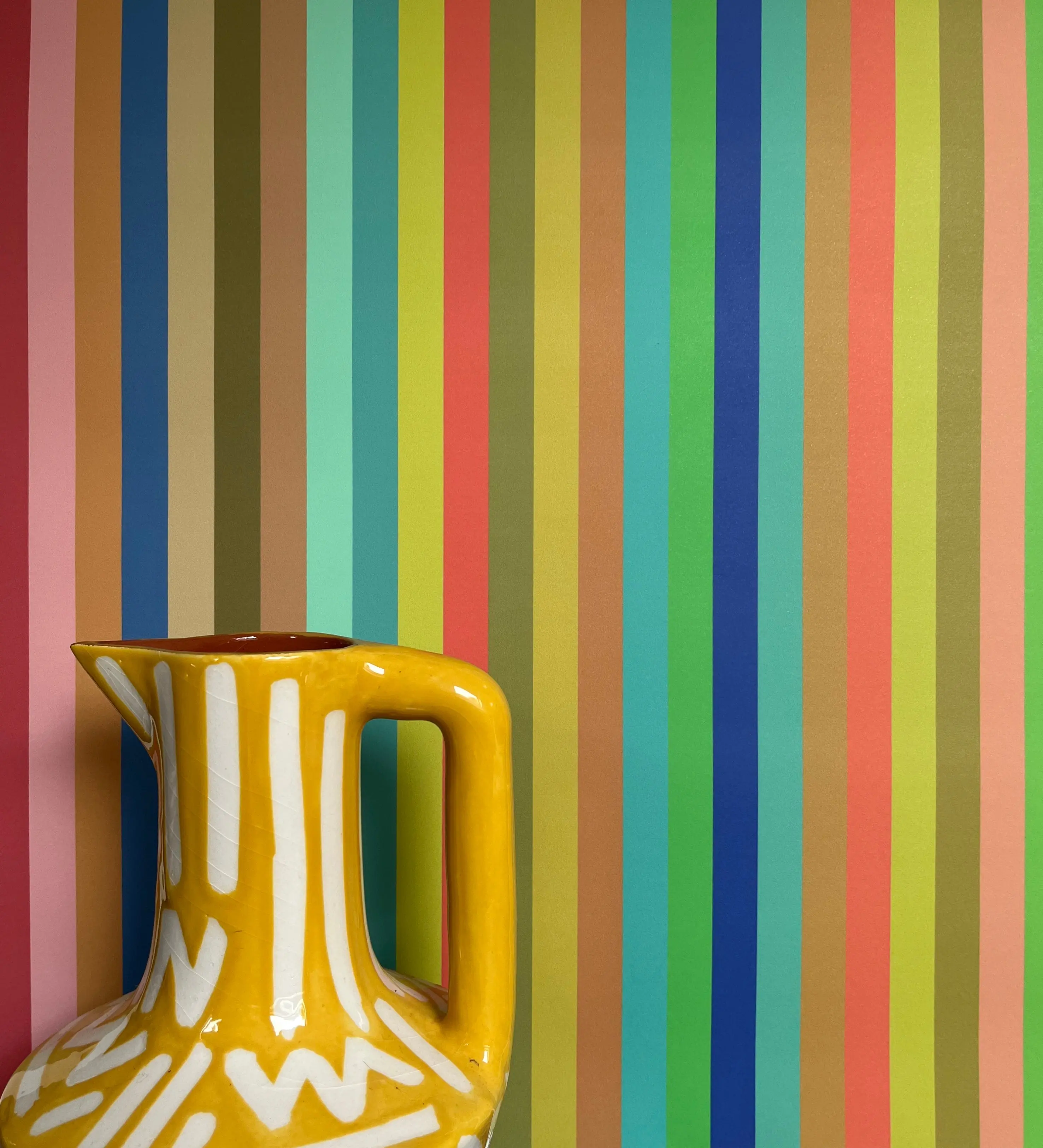 Tonal Stripe Wallpaper - Pool - Image 8