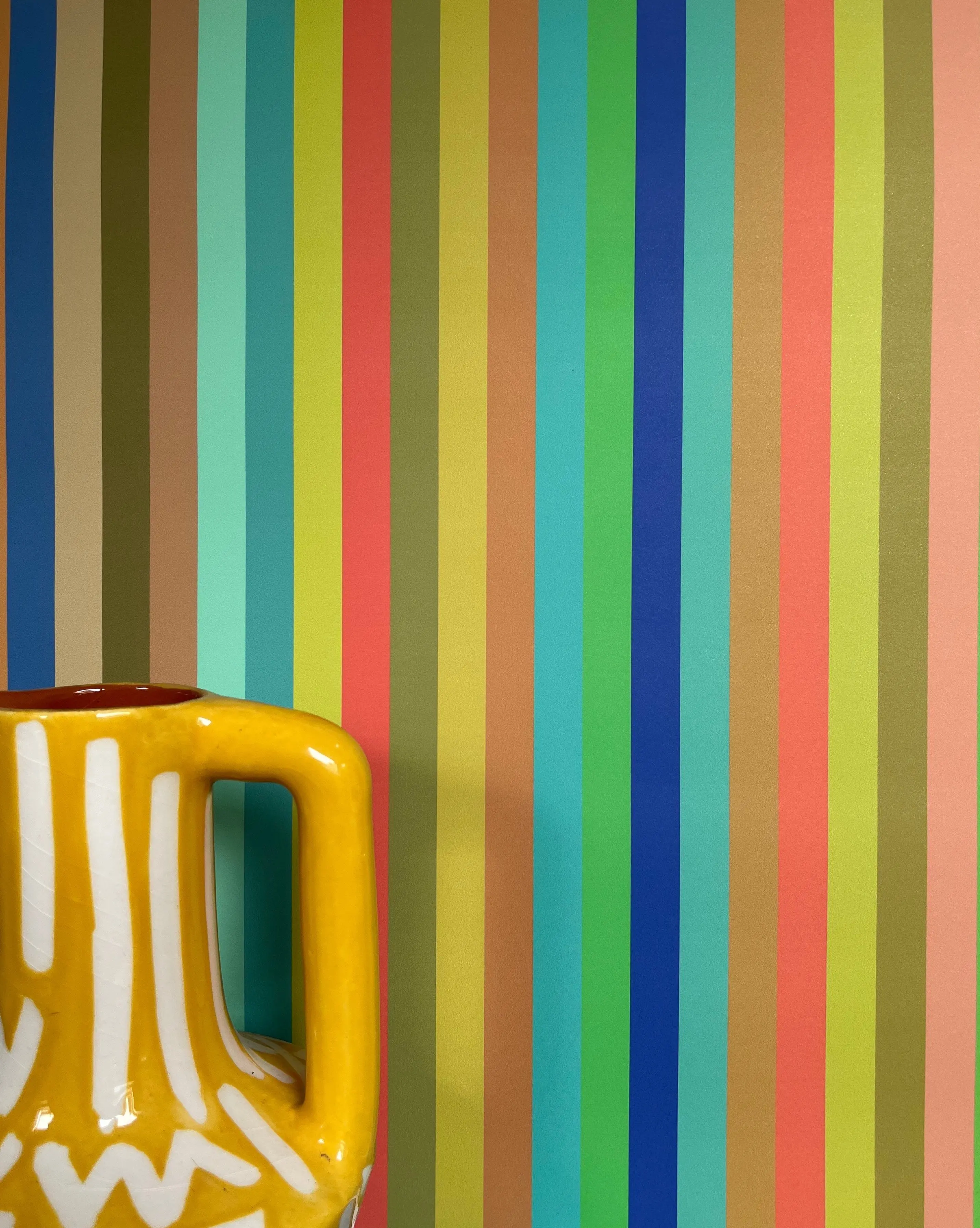 Tonal Stripe Wallpaper - Pool - Image 9