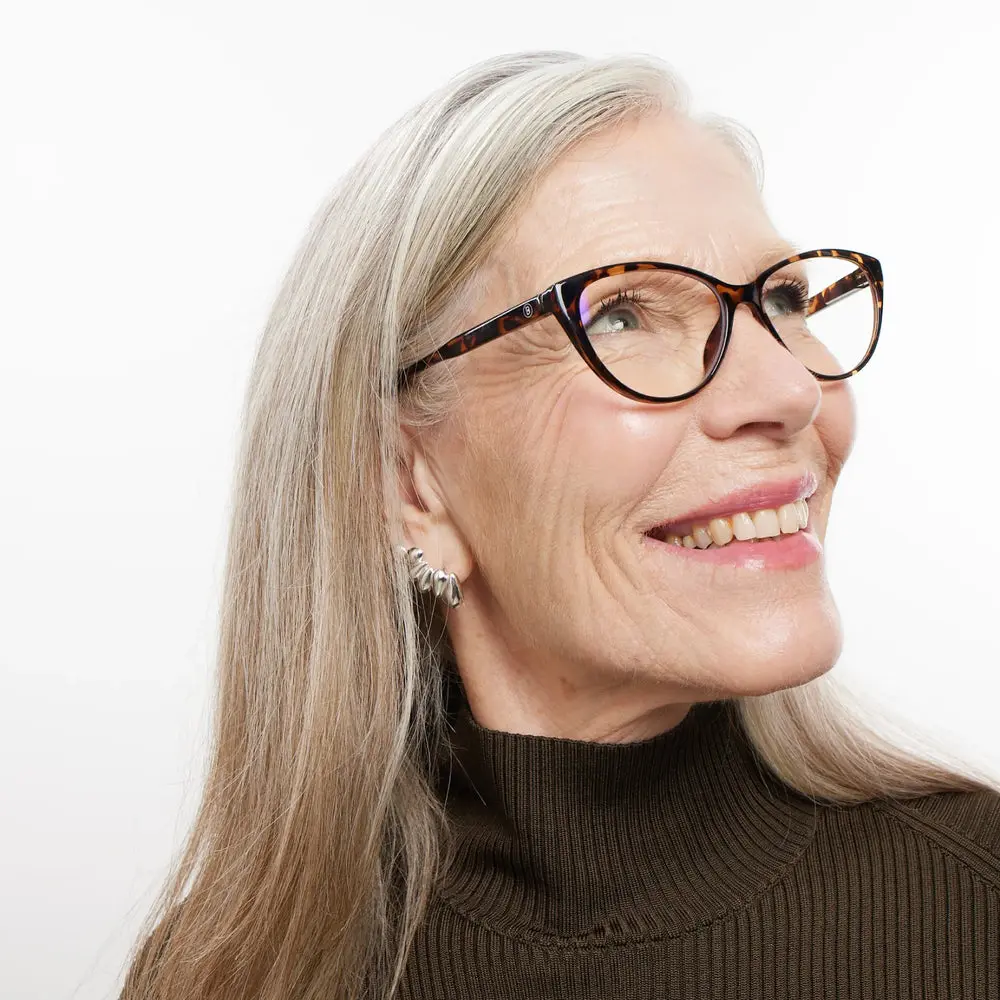 Tortoise Astoria Glossy Glasses - Image 2