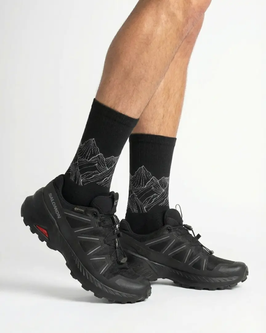 Trail Running Socks - Black - Image 2