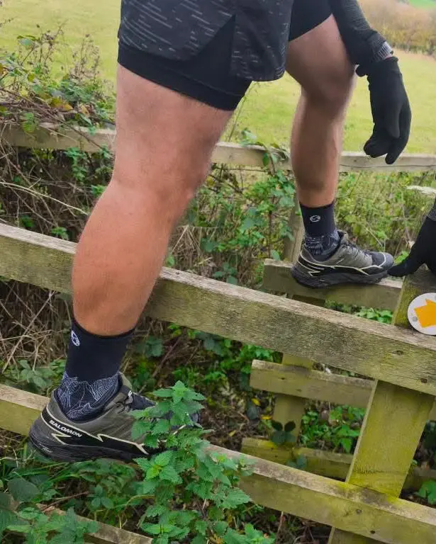 Trail Running Socks - Black - Image 6