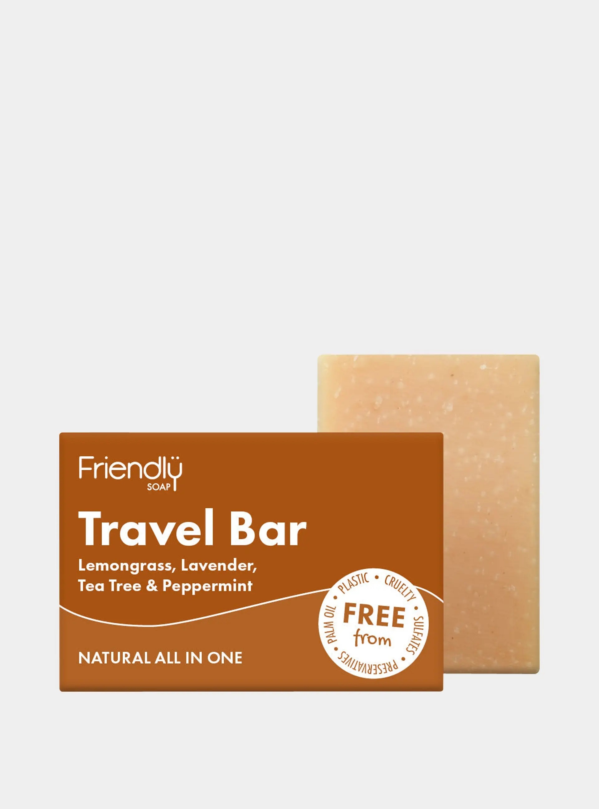 Travel Bar - Lemongrass, Lavender, Tea Tree & Peppermint