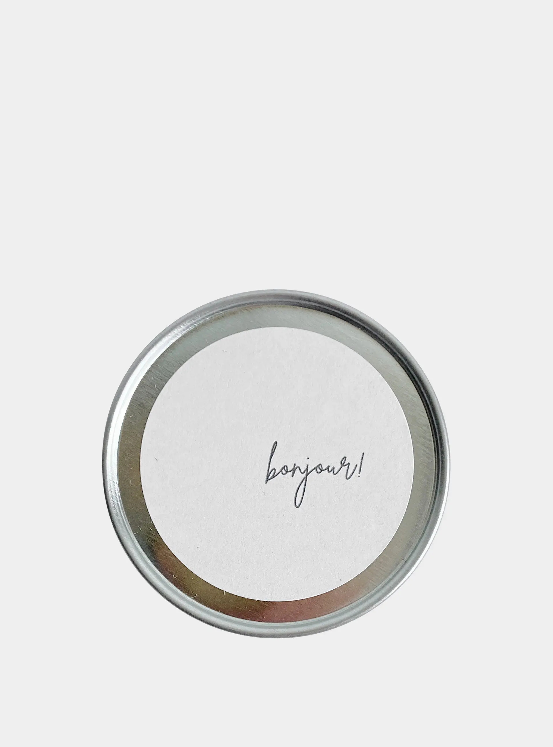 Travel Size 'Bonjour' Candle