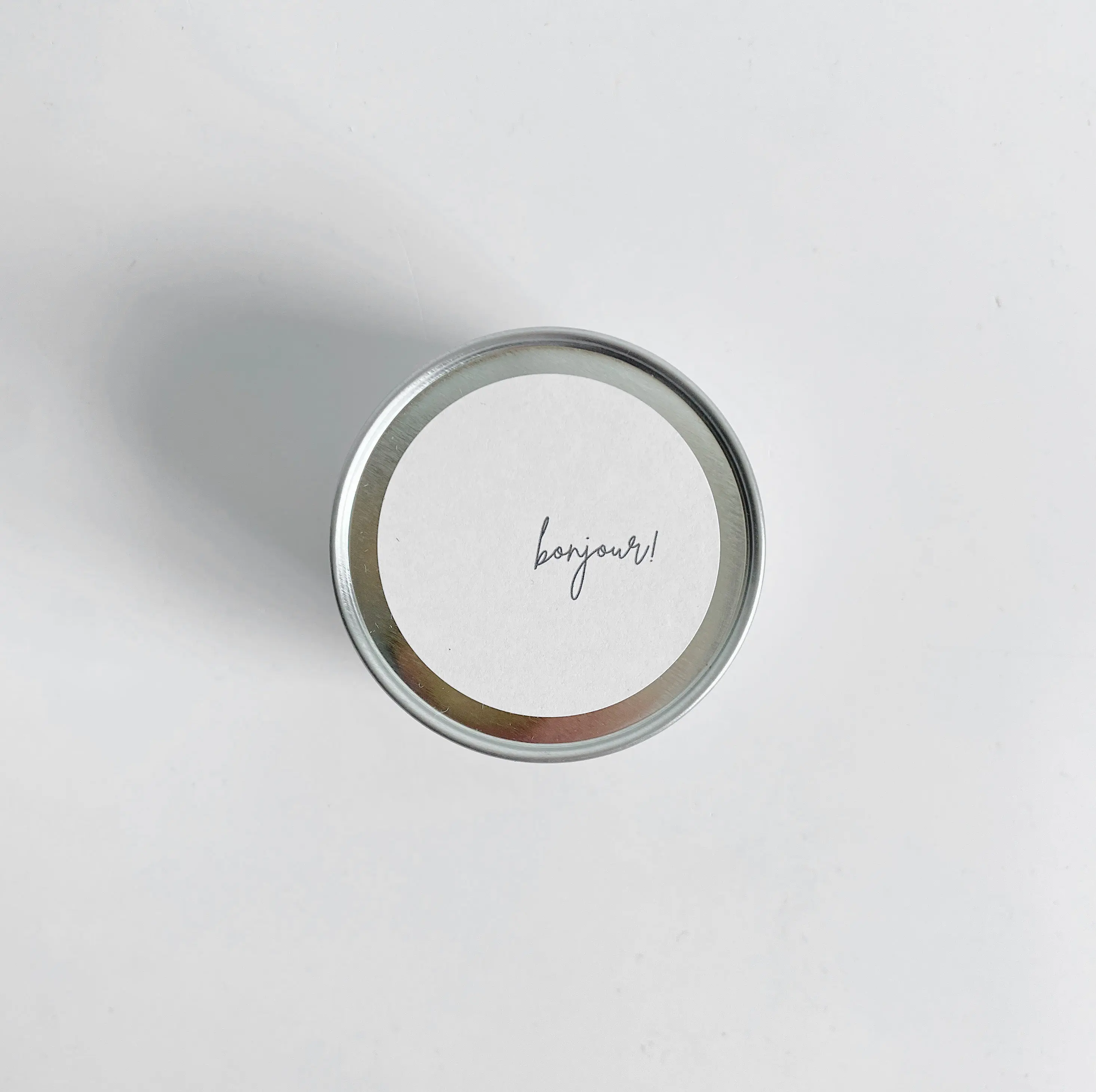 Travel Size 'Bonjour' Candle - Image 2