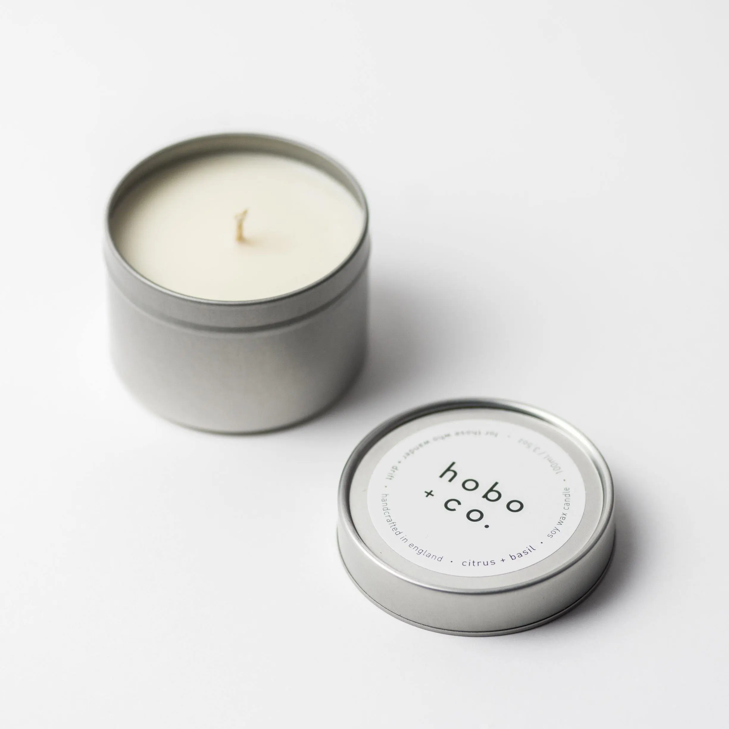 Travel Size Citrus and Basil Candle - Image 3