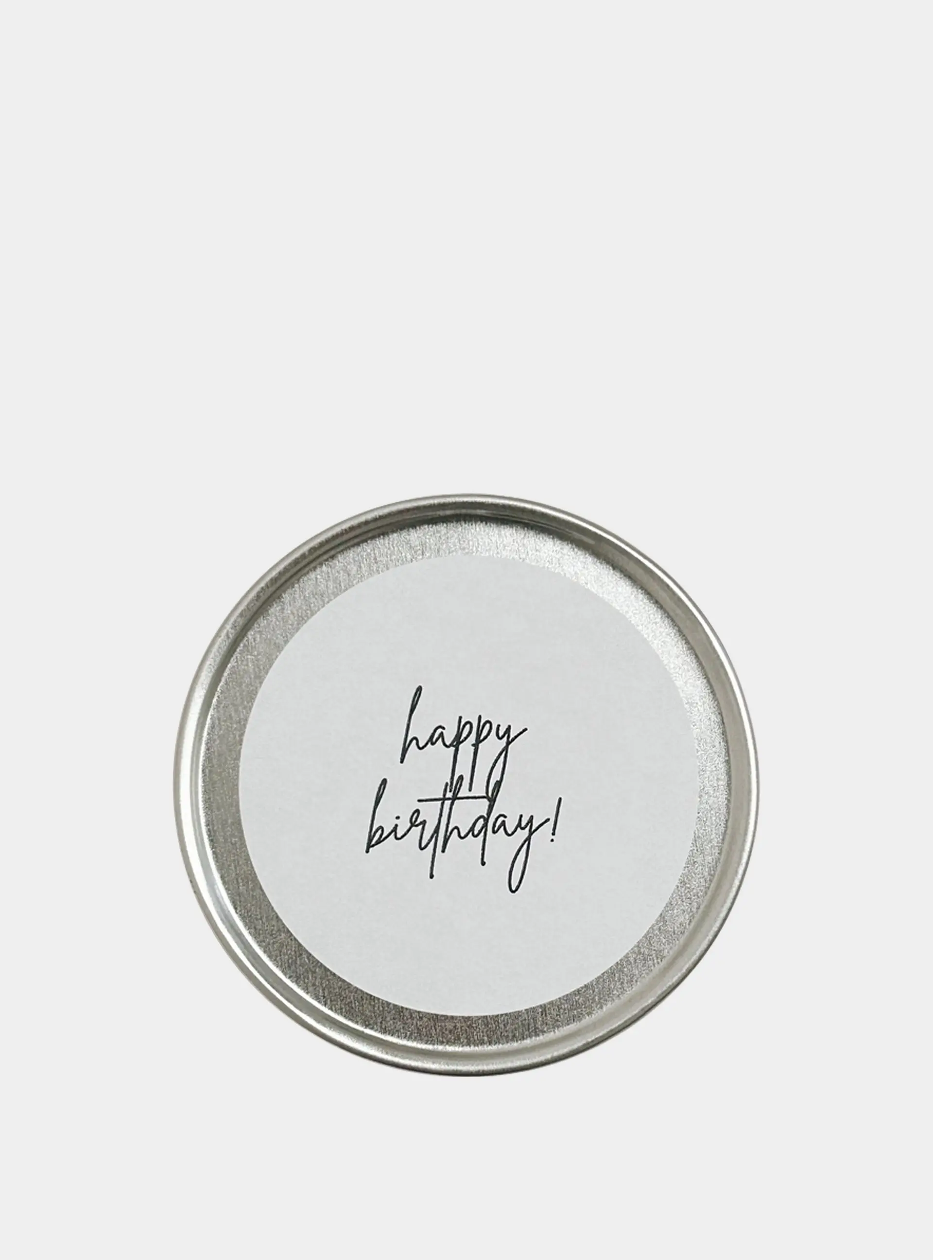 Travel Size 'Happy Birthday' Candle