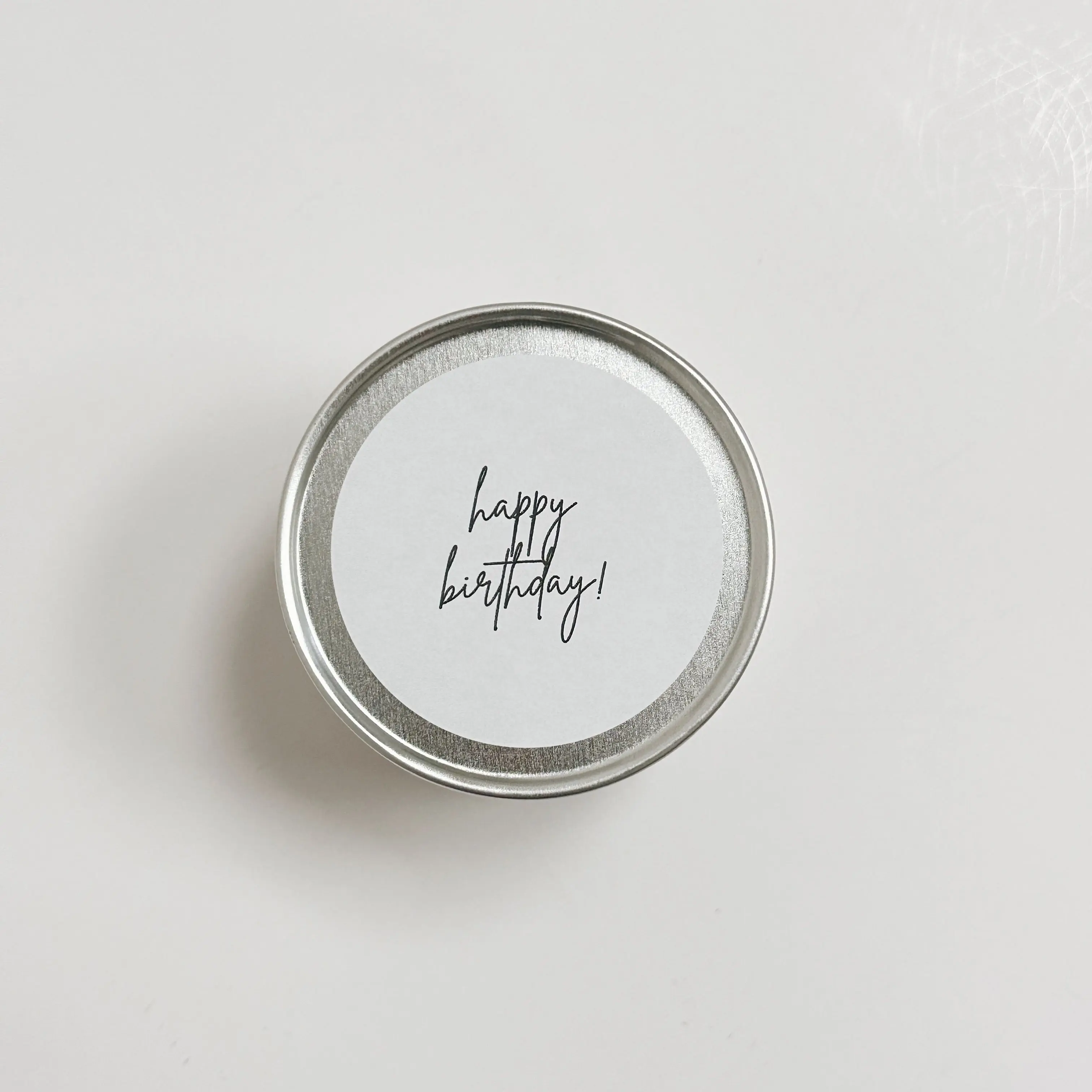 Travel Size 'Happy Birthday' Candle - Image 2