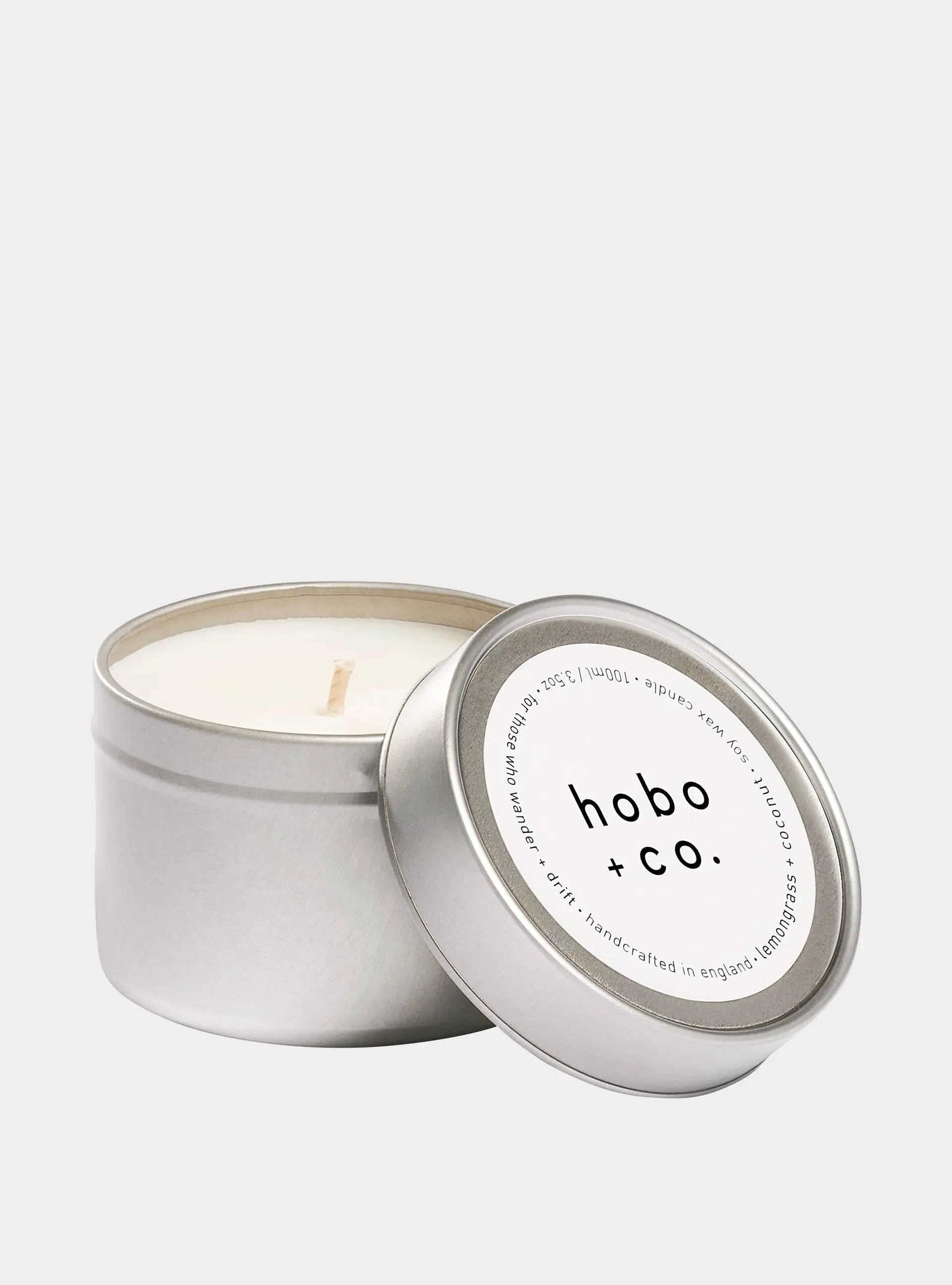 Travel Size Lemongrass and Coconut Candle